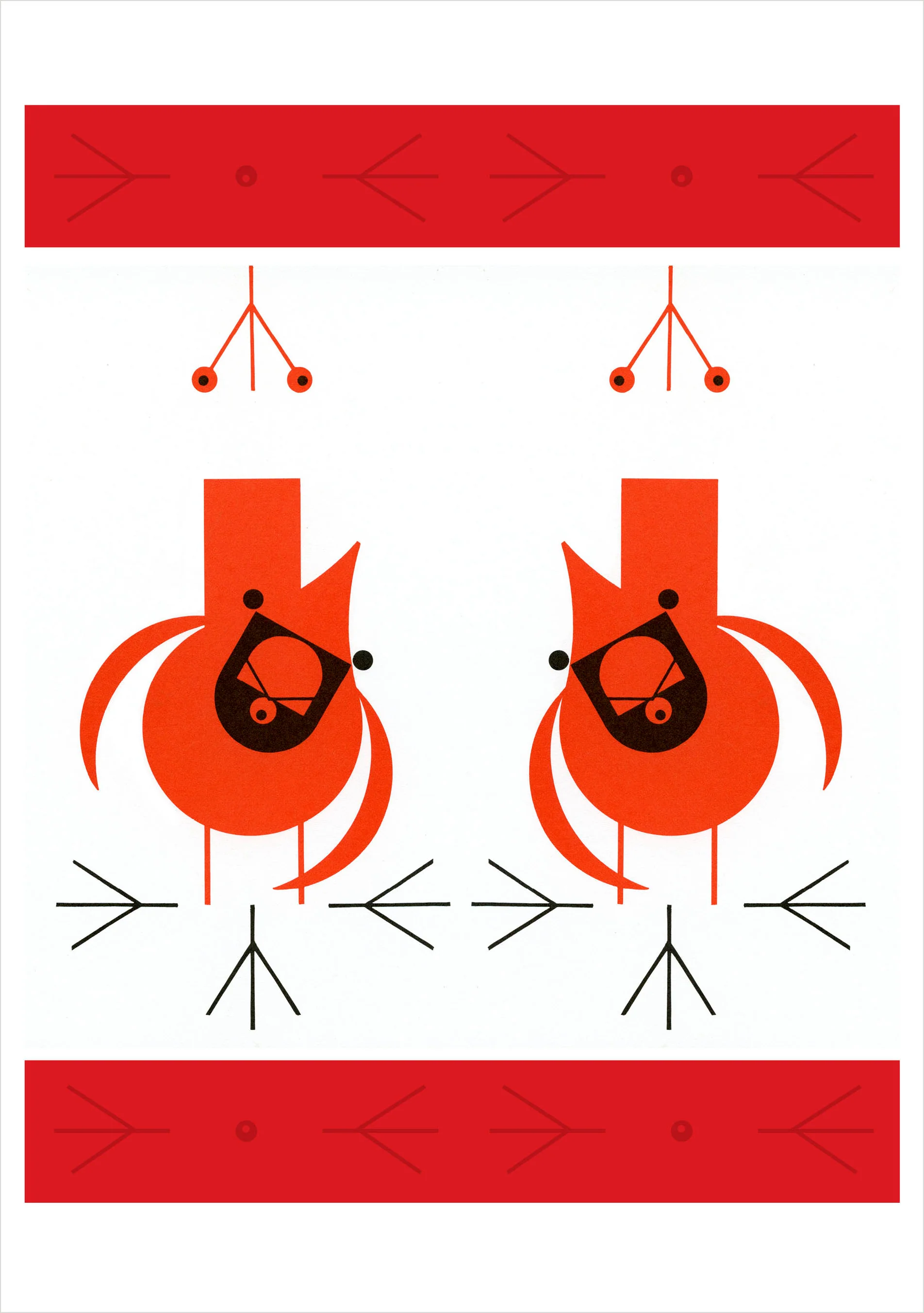 Charley Harper: Cool Cardinals Holiday Card Assortment