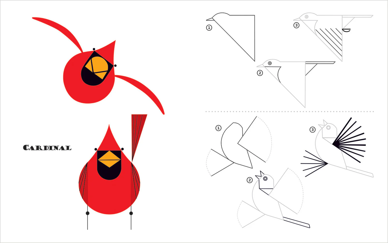 Charley Harper Sketchbook: How to Draw 28 Birds in Harper's Style