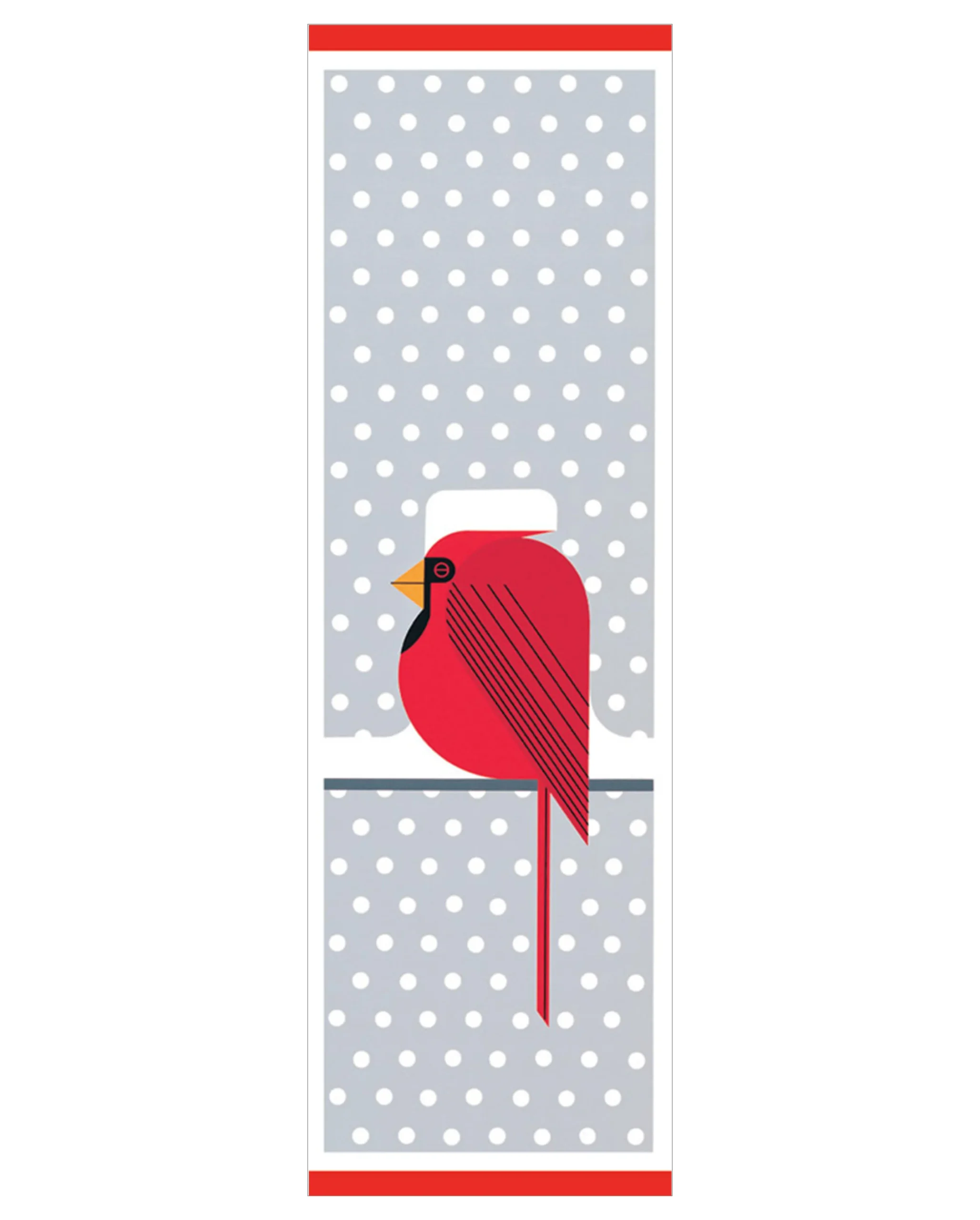 Charley Harper: Cool Cardinal Bookmark