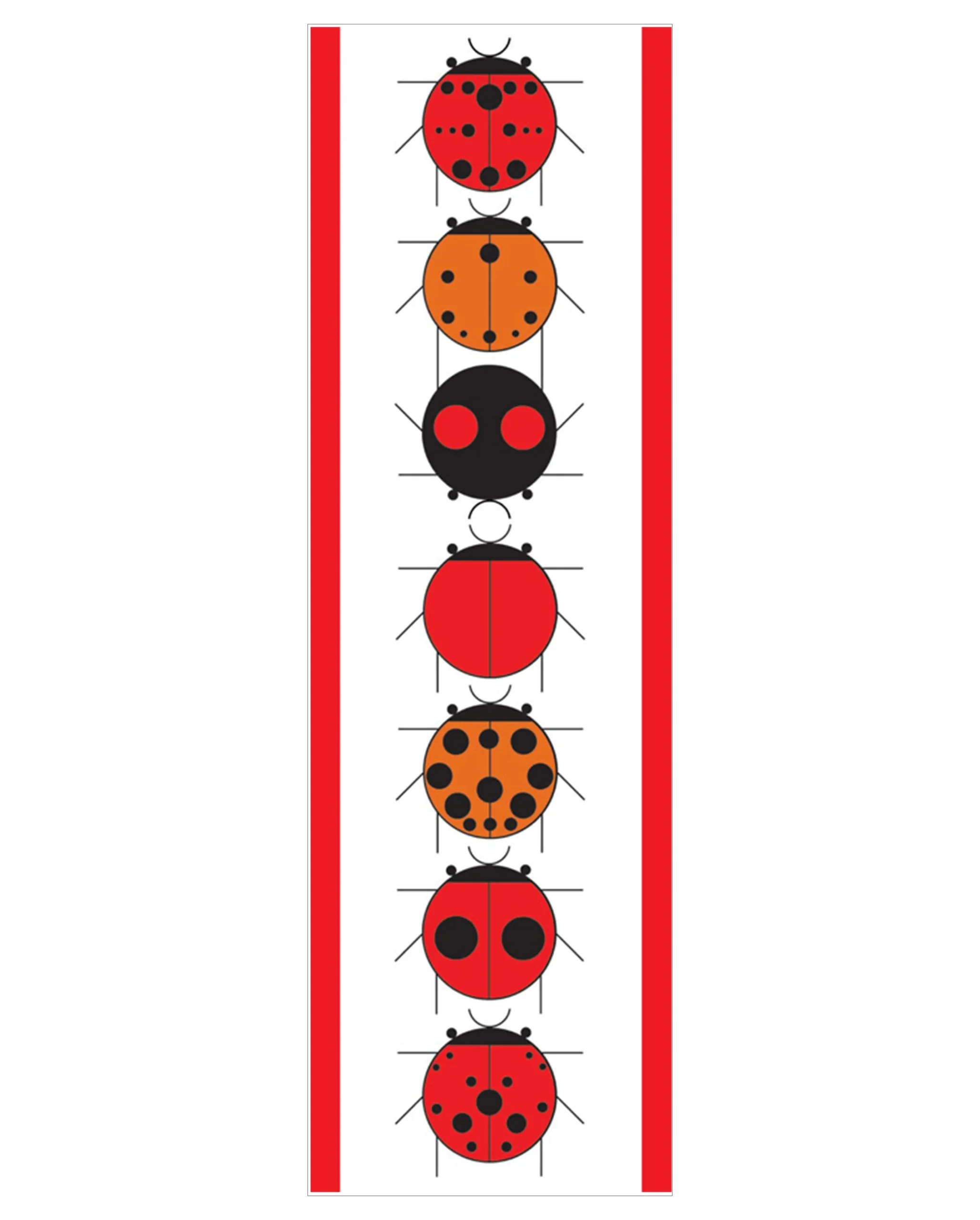 Charley Harper: Ladybug Sampler Bookmark