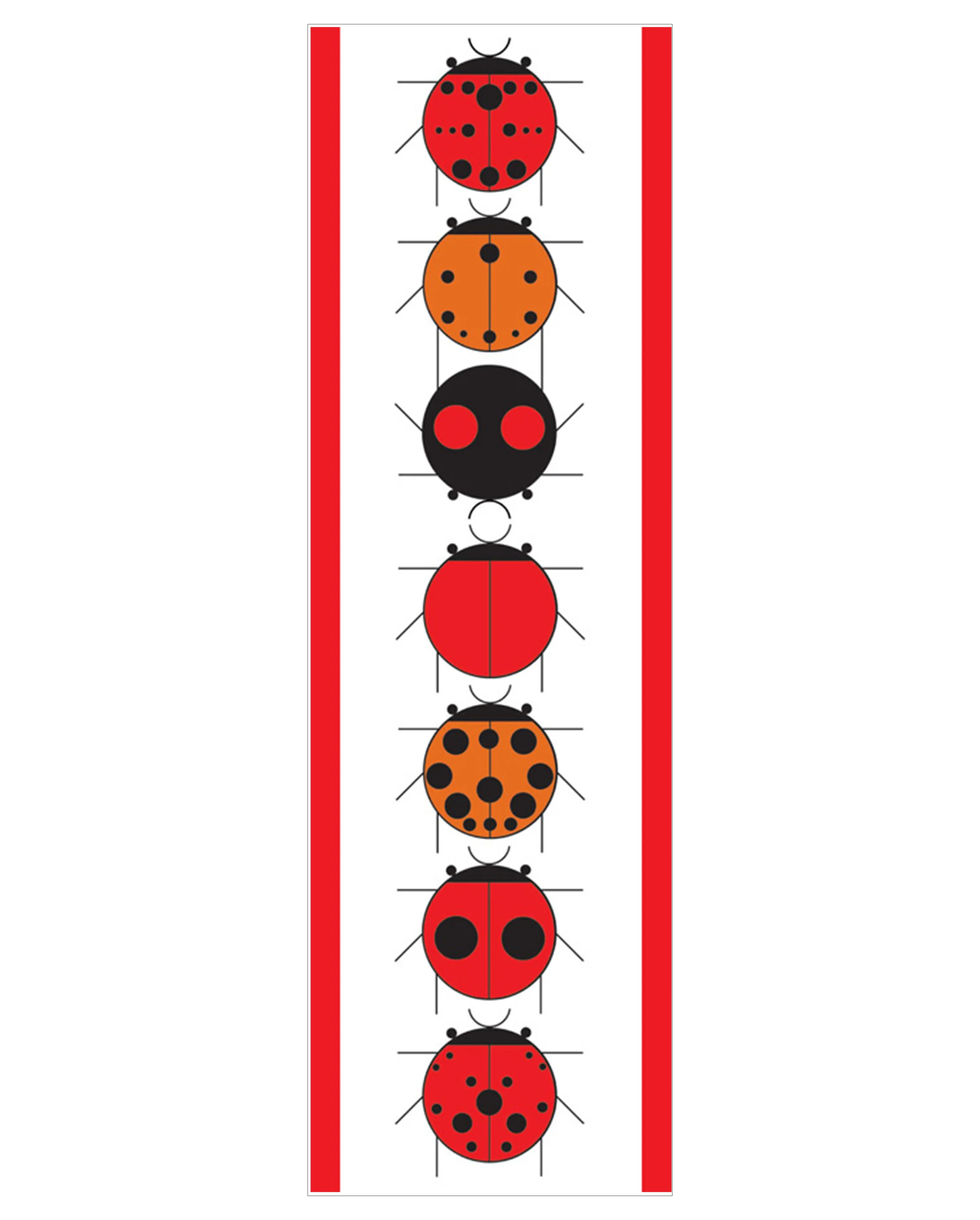 Charley Harper: Ladybug Sampler Bookmark