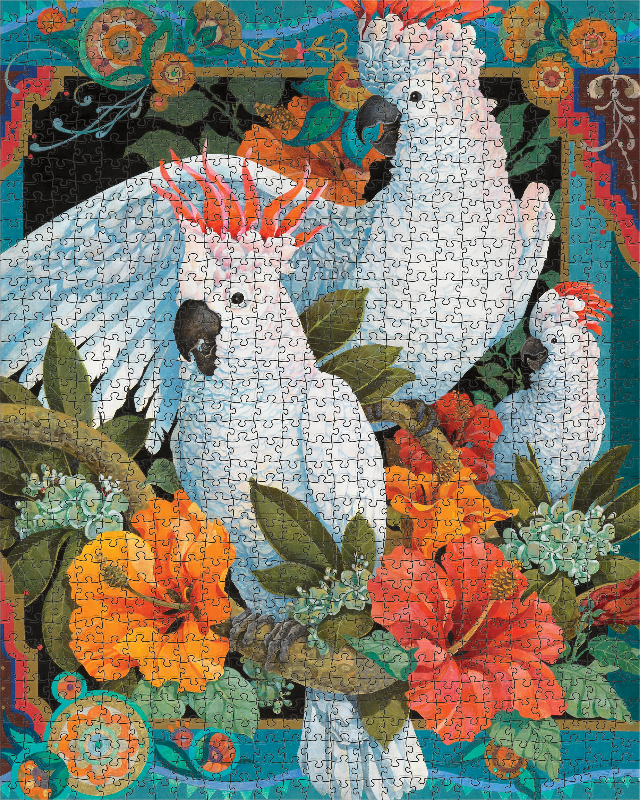 David Galchutt: Tropical Trio 1000-Piece Jigsaw Puzzle