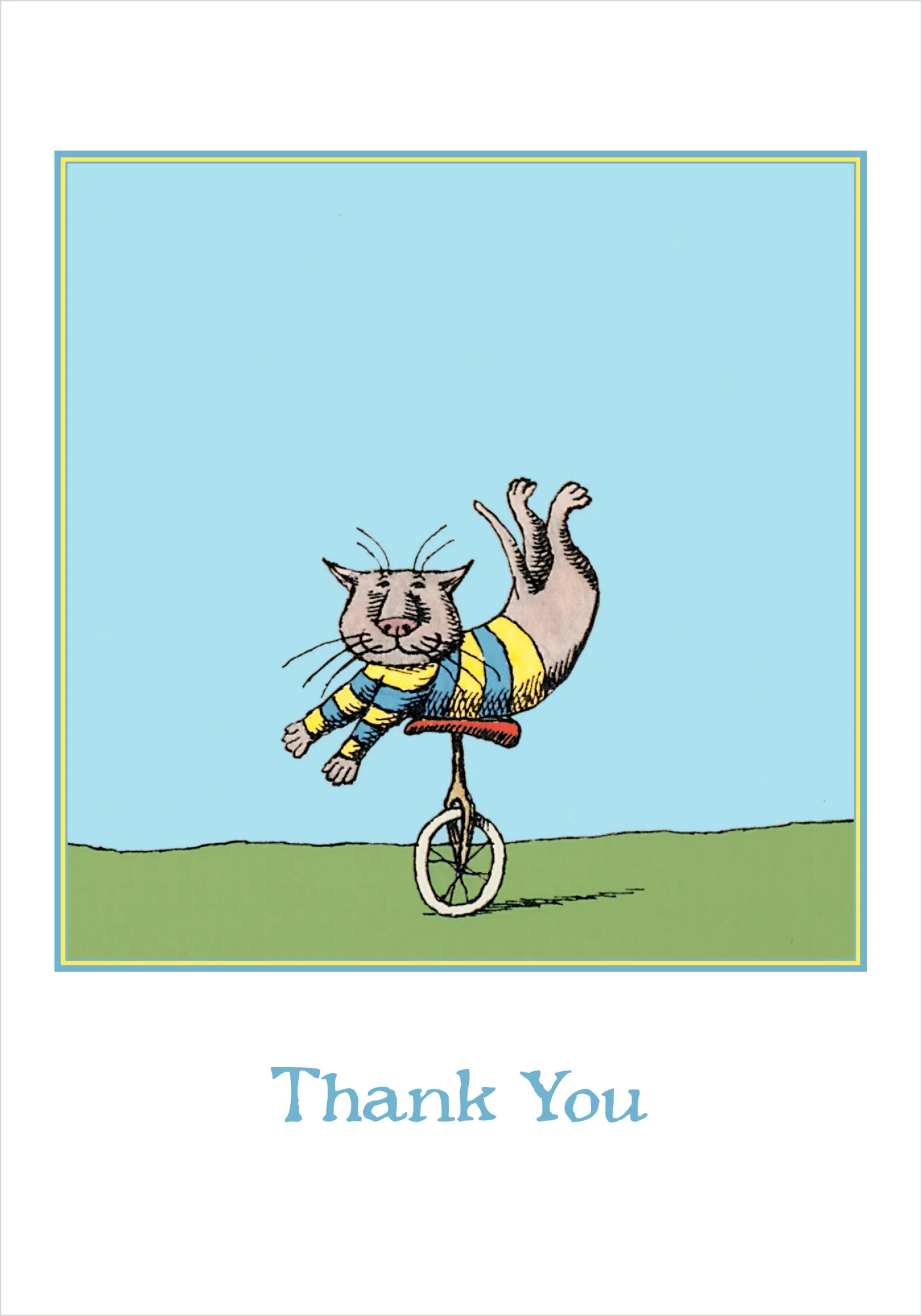 Edward Gorey: Unicycle Cat Boxed Thank You Notes