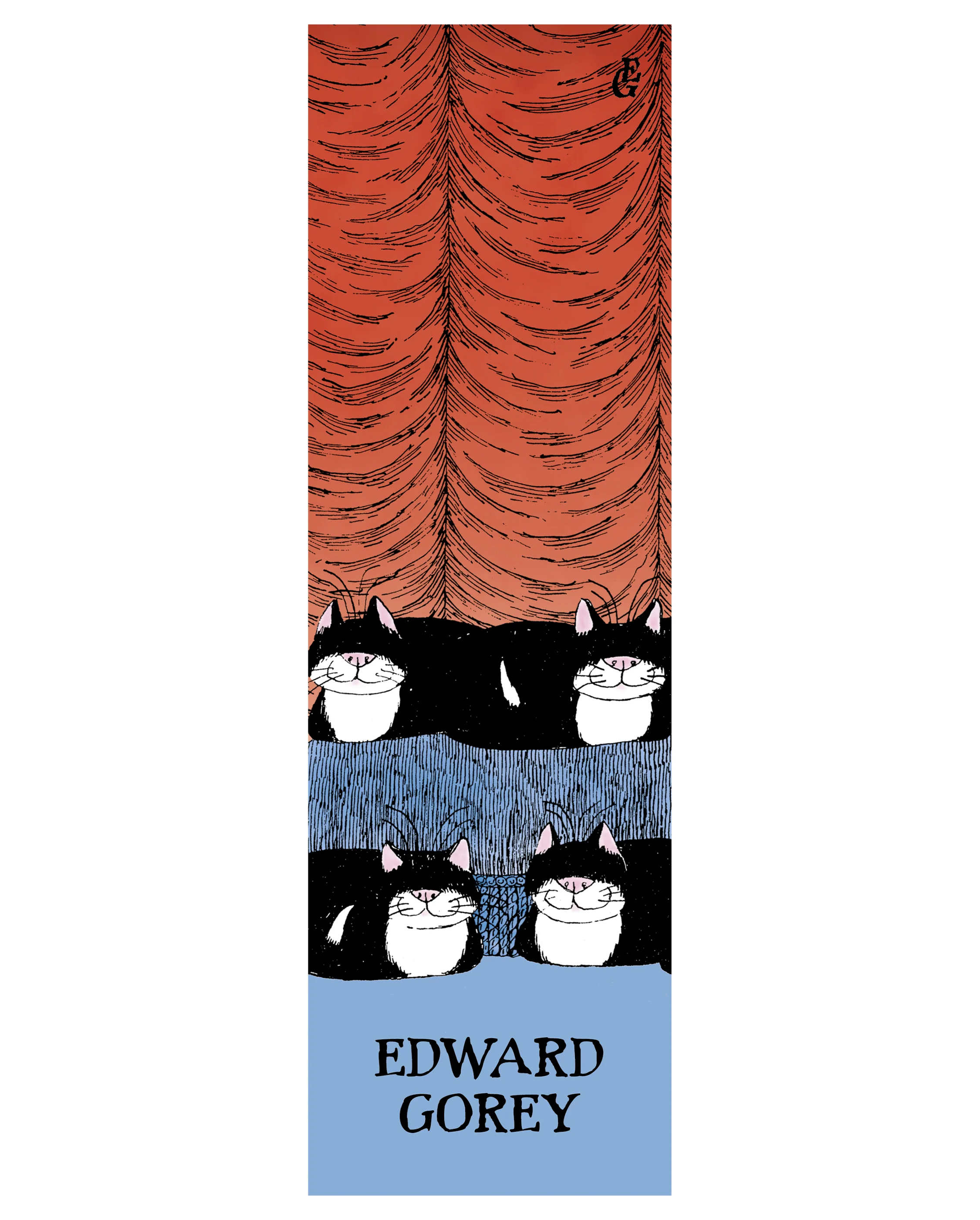 Edward Gorey: Jellicle Cats Bookmark