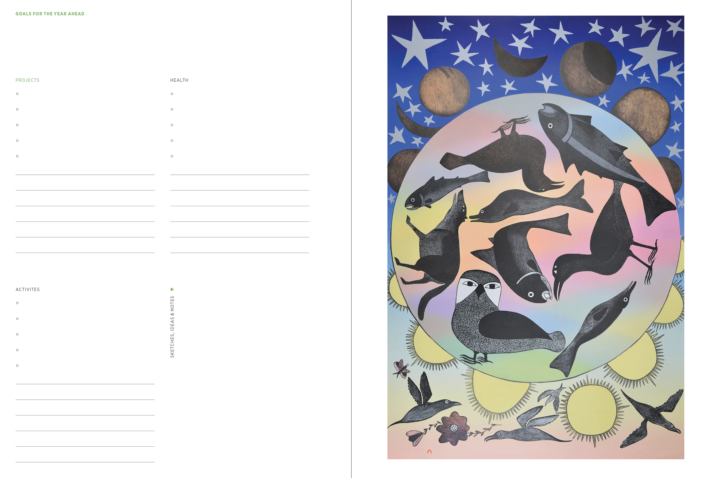 Inuit Art: Kinngait Timeless Planner