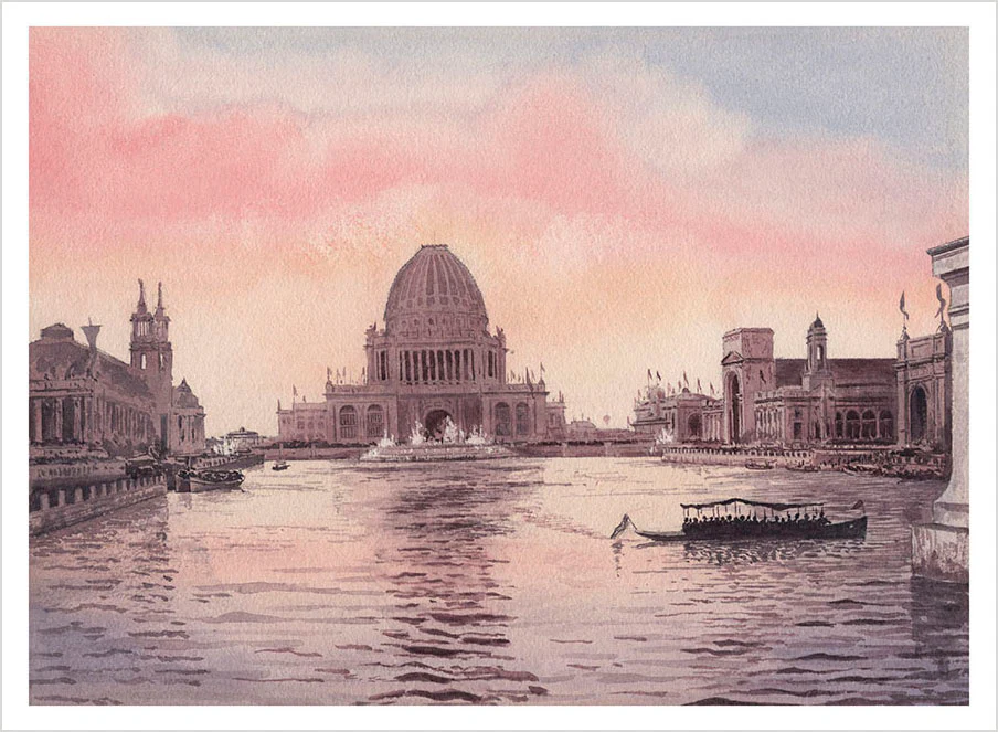 The White City: Chicago's World's Columbian Exposition of 1893 Book of Postcards