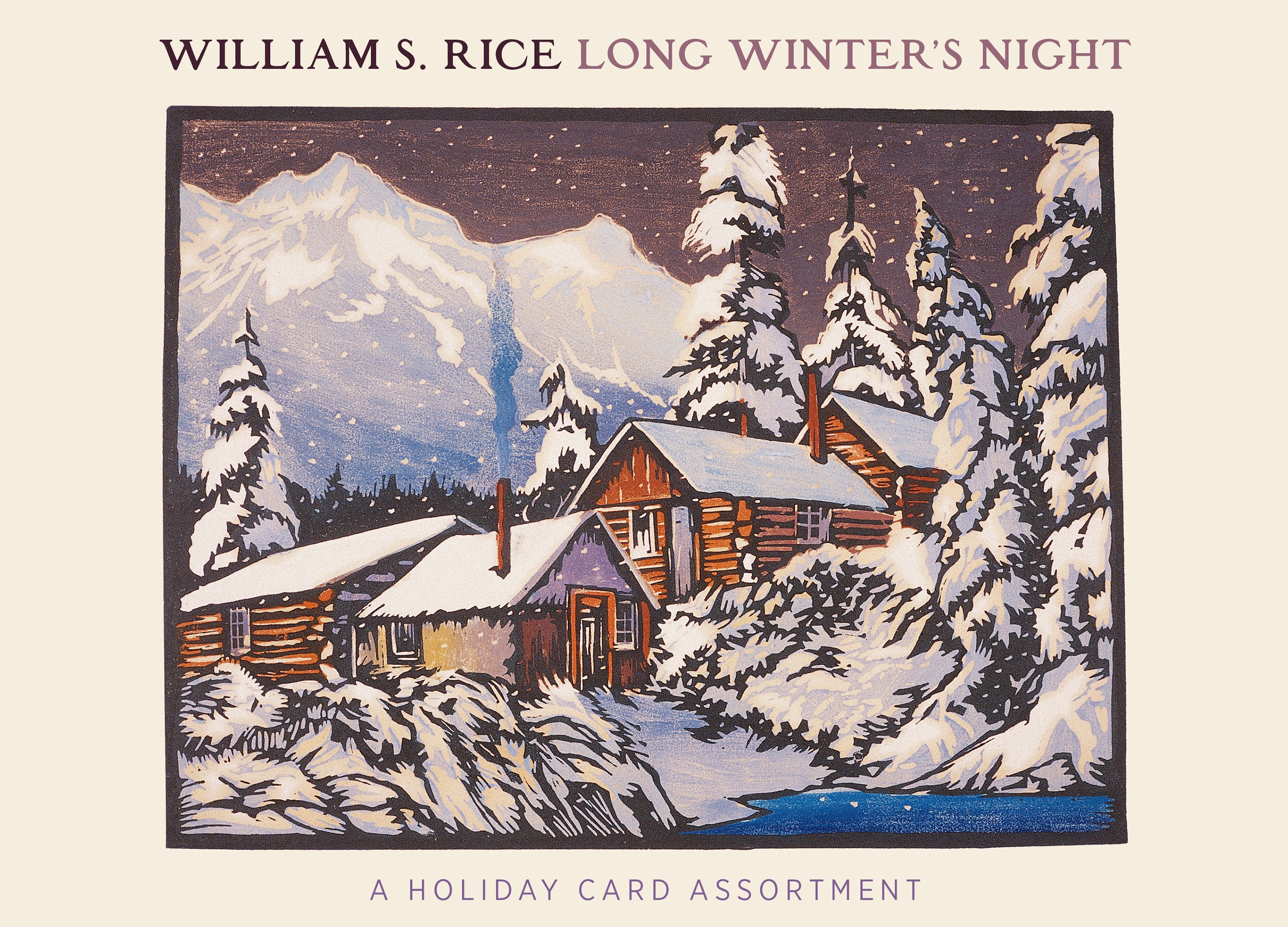 William S. Rice: Long Winter's Night Holiday Card Assortment