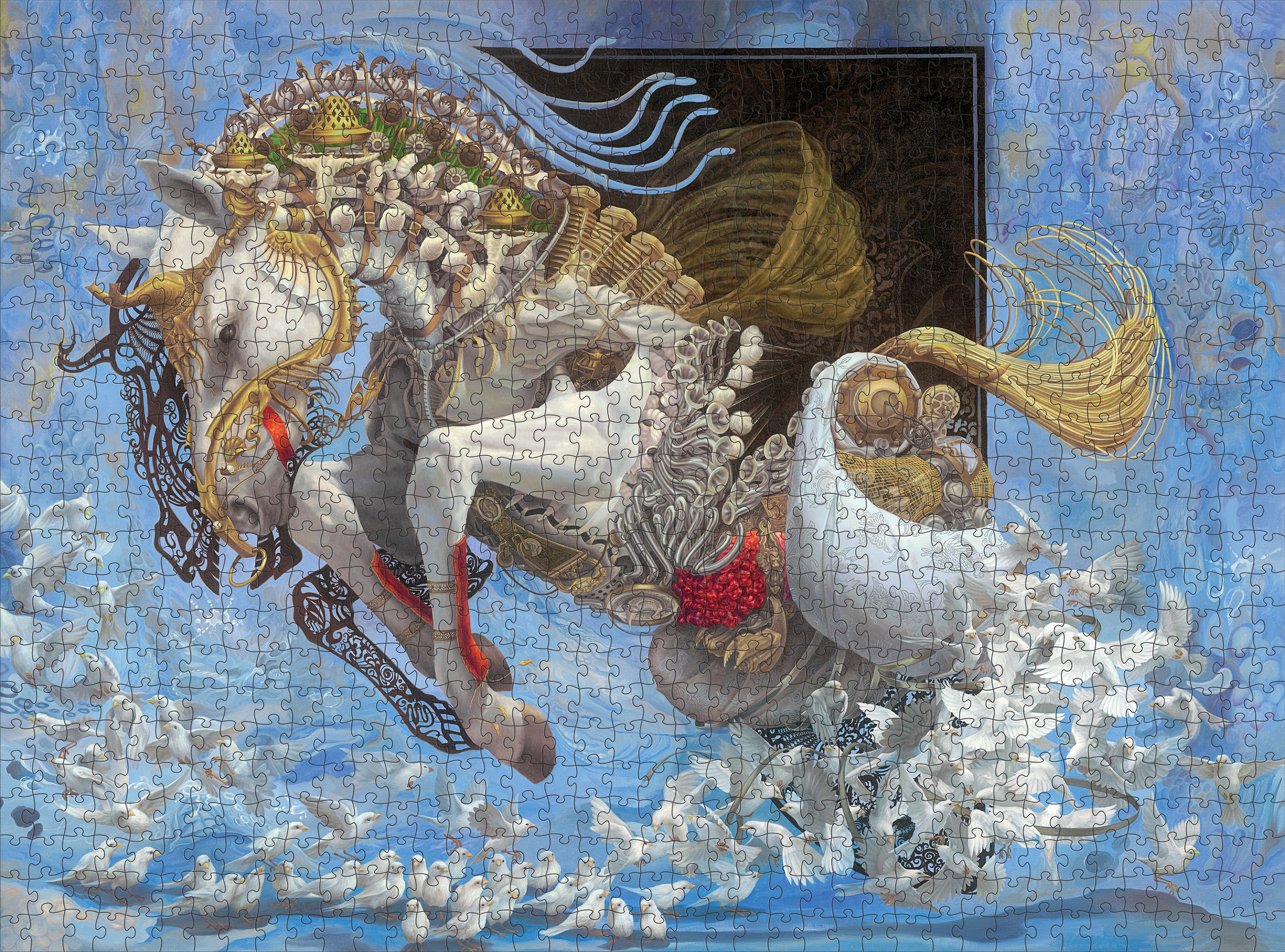 Heidi Taillefer: Silkworm 1000-Piece Jigsaw Puzzle 2 Heidi Taillefer: Silkworm 1000-Piece Jigsaw Puzzle