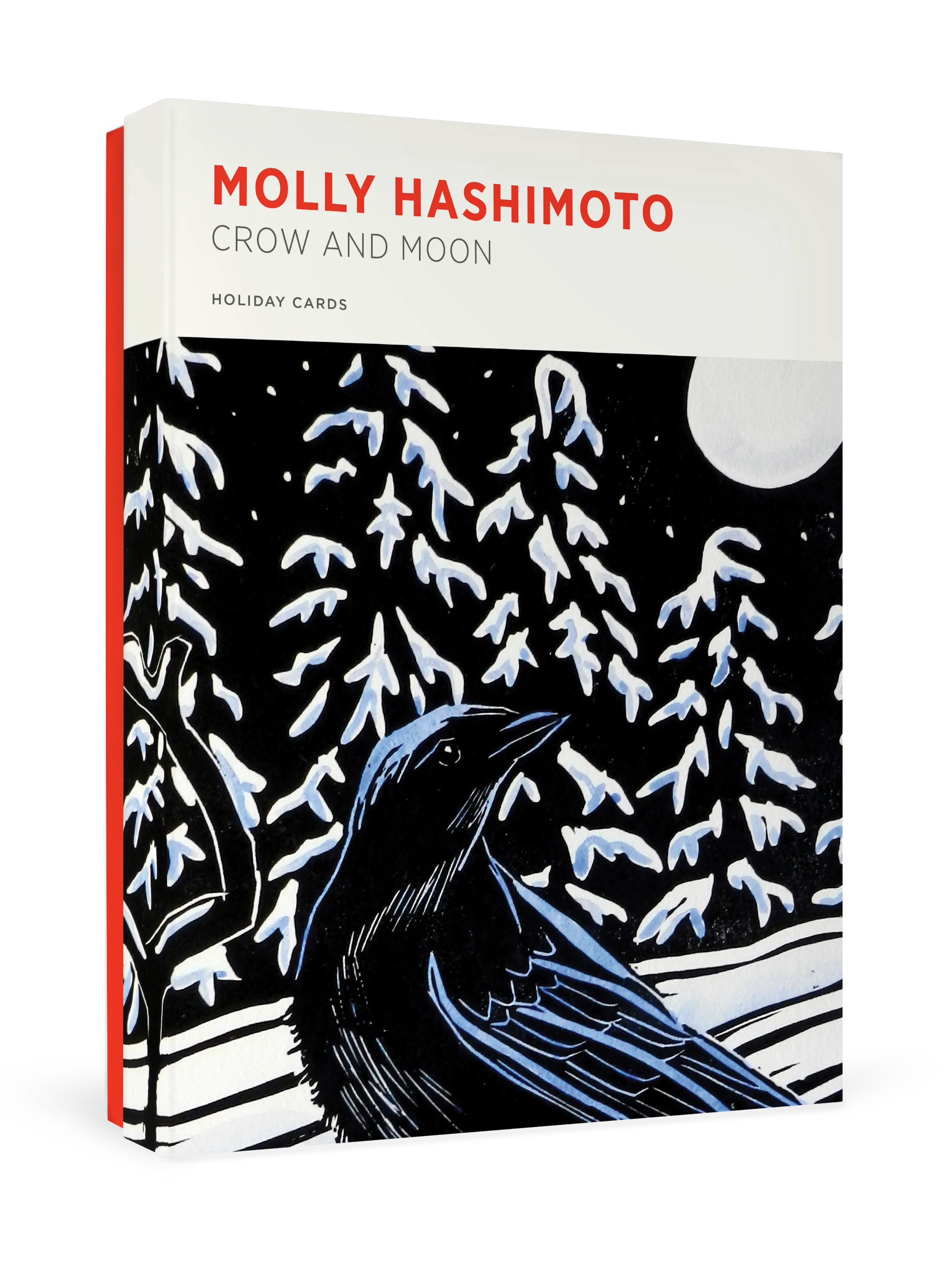 Molly Hashimoto: Crow and Moon Holiday Cards