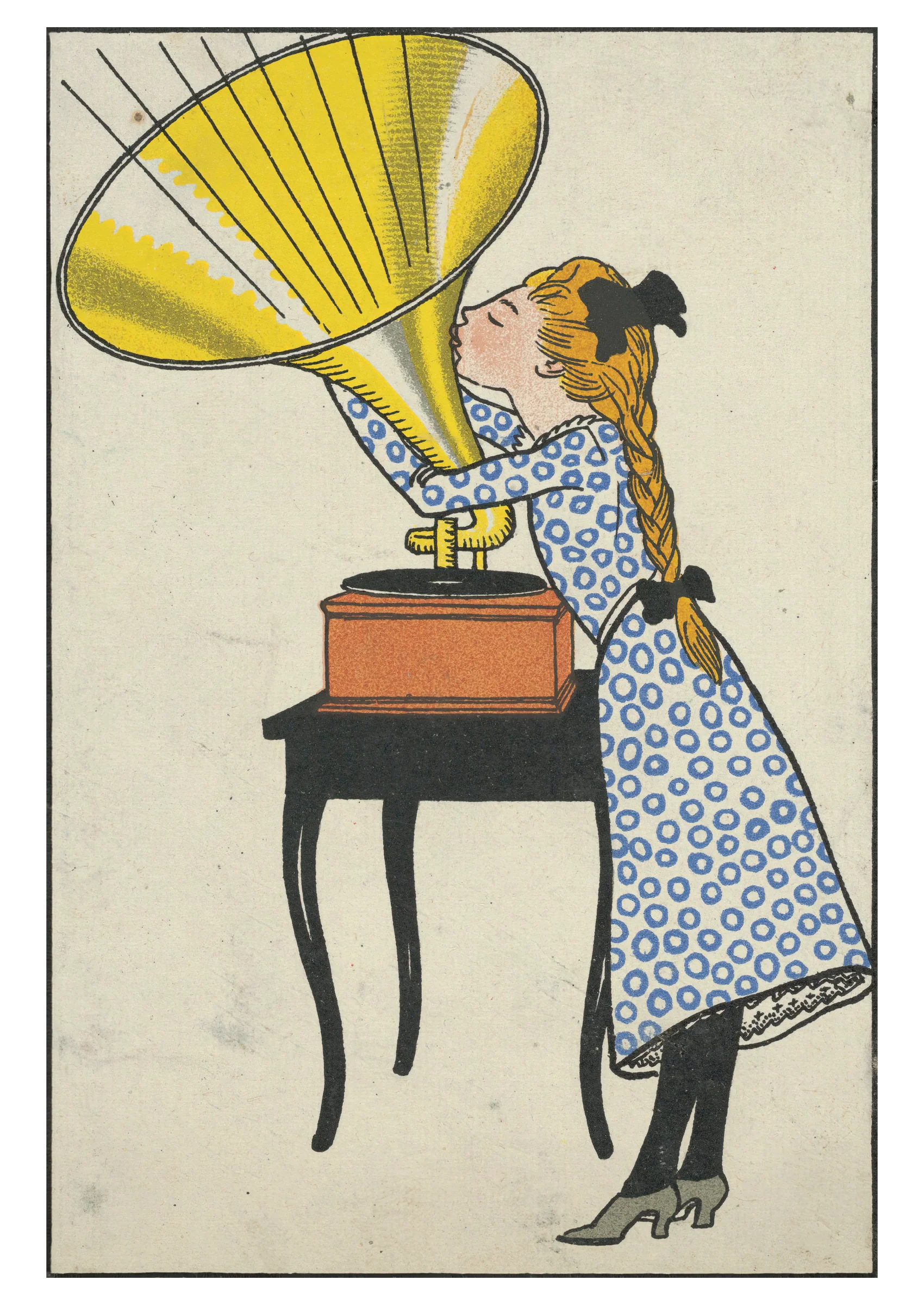 Moriz Jung: O, Caruso! Postcard