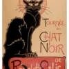 Theophile-Alexandre Steinlen: The Black Cat Postcard