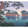Tsuchiya Kōitsu: Spring Rain at Matsushima Postcard