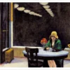 Edward Hopper: Automat Postcard