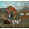 H. E. Covill: Ye Boston Baked Beans Postcard