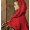 John Everett Millais: Red Riding Hood Postcard