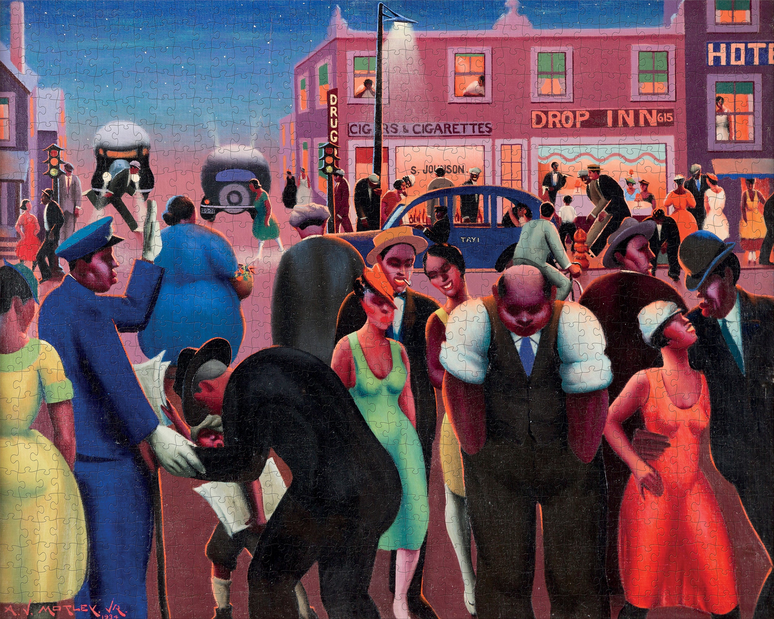 Archibald Motley: Black Belt 1000-Piece Jigsaw Puzzle
