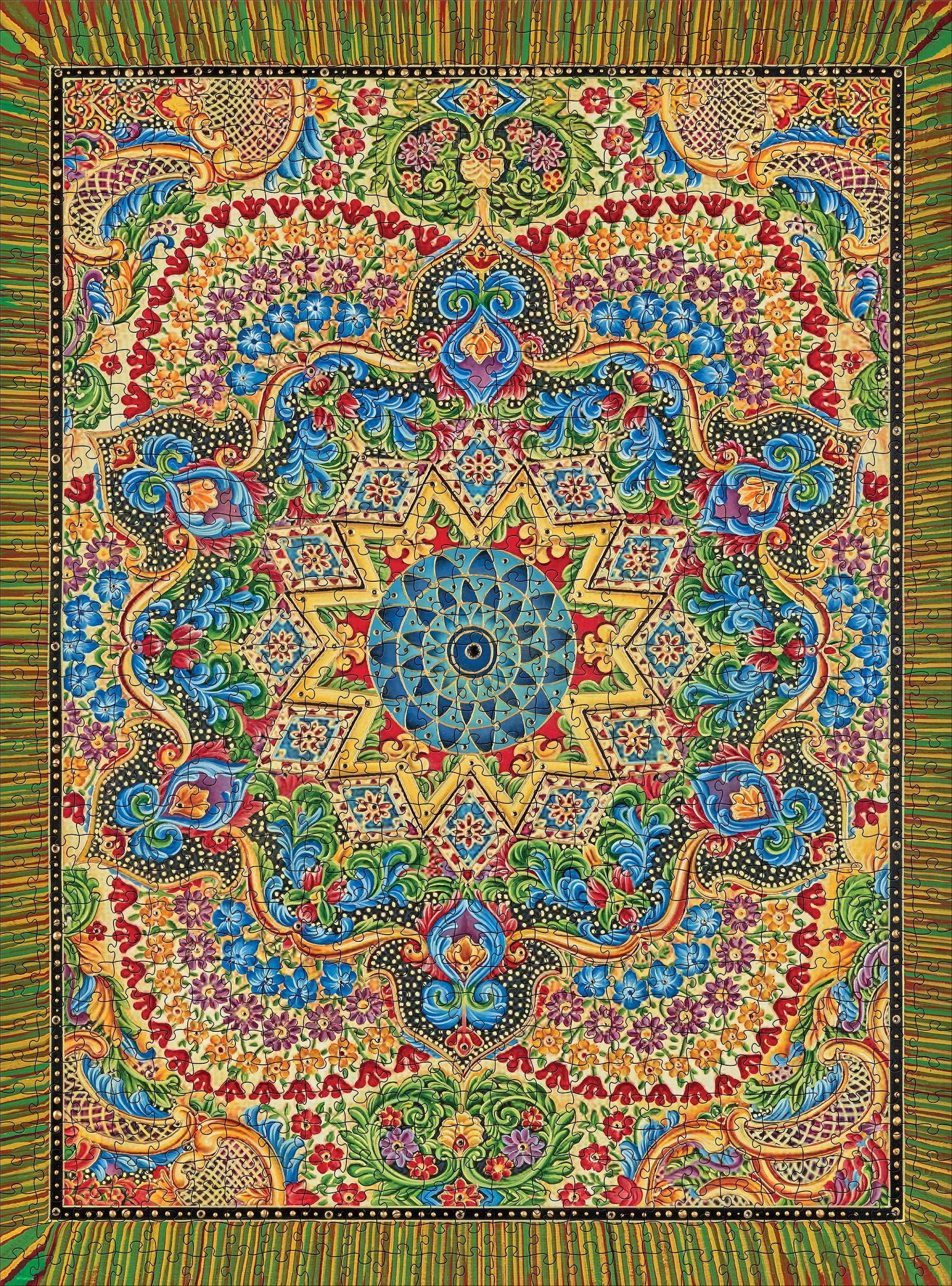 Paul Heussenstamm: Tapestry Mandala 1000-Piece Jigsaw Puzzle