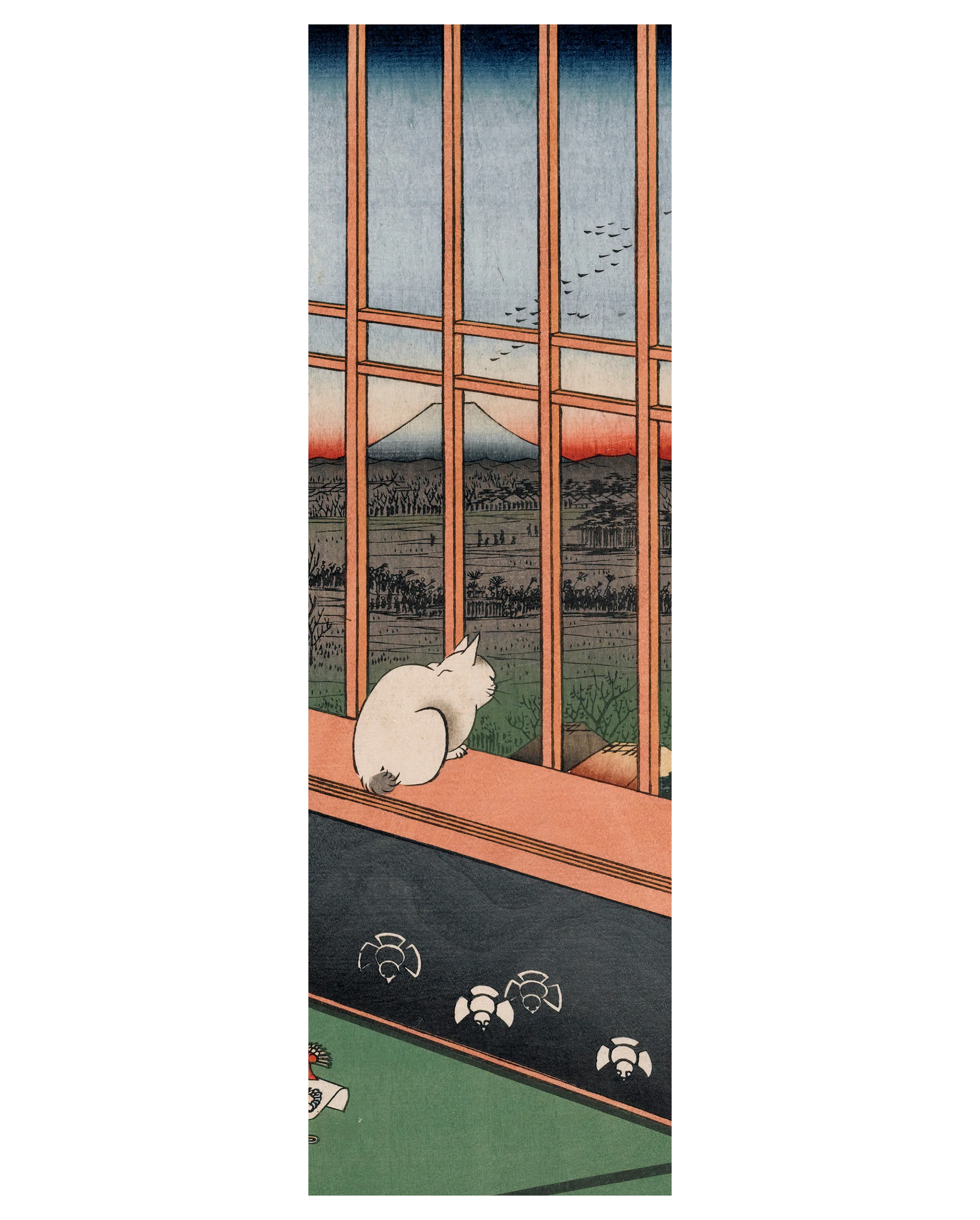 Hiroshige: Asakusa Ricefields and Torinomachi Festival Bookmark
