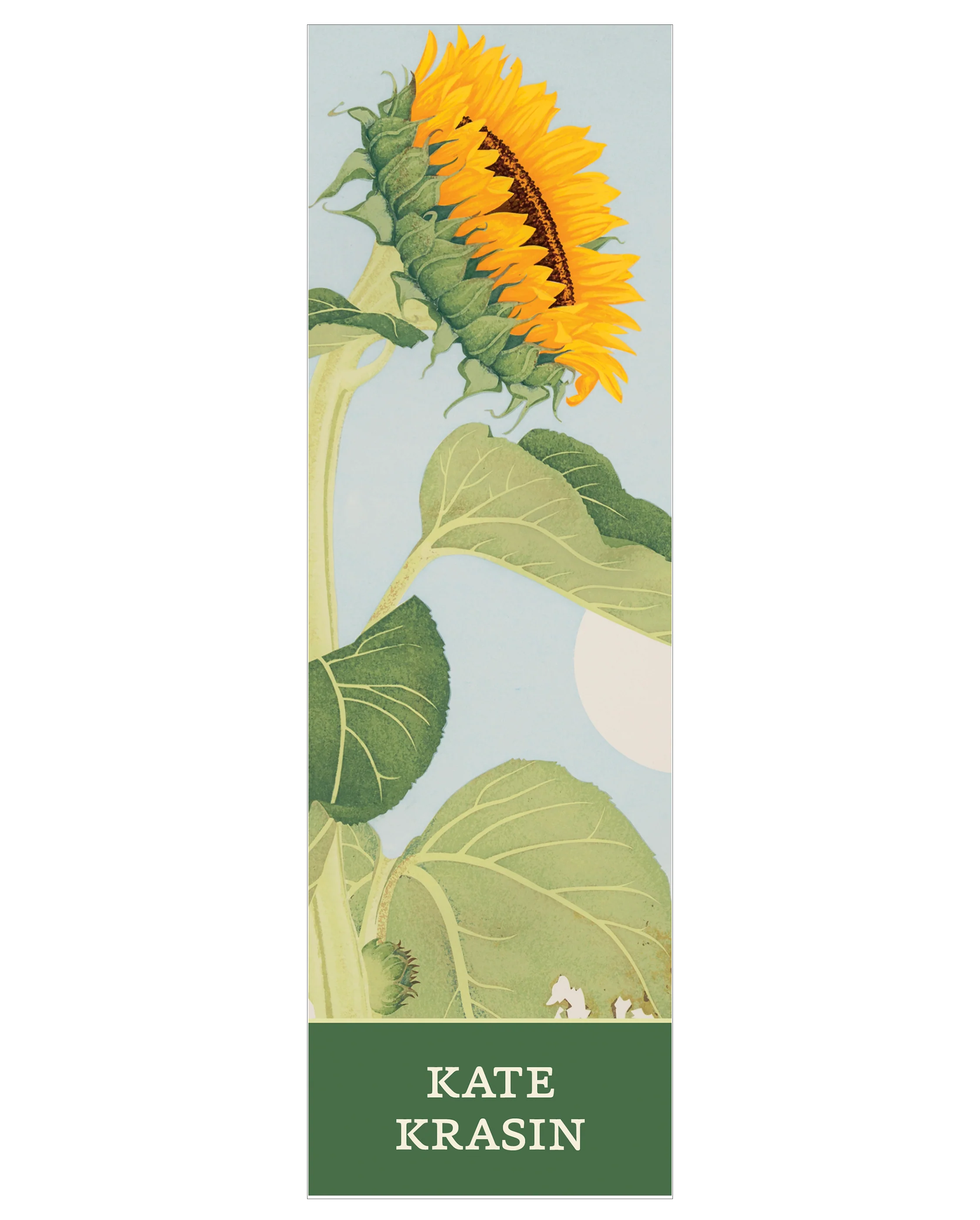 Kate Krasin: Sunflower Bookmark