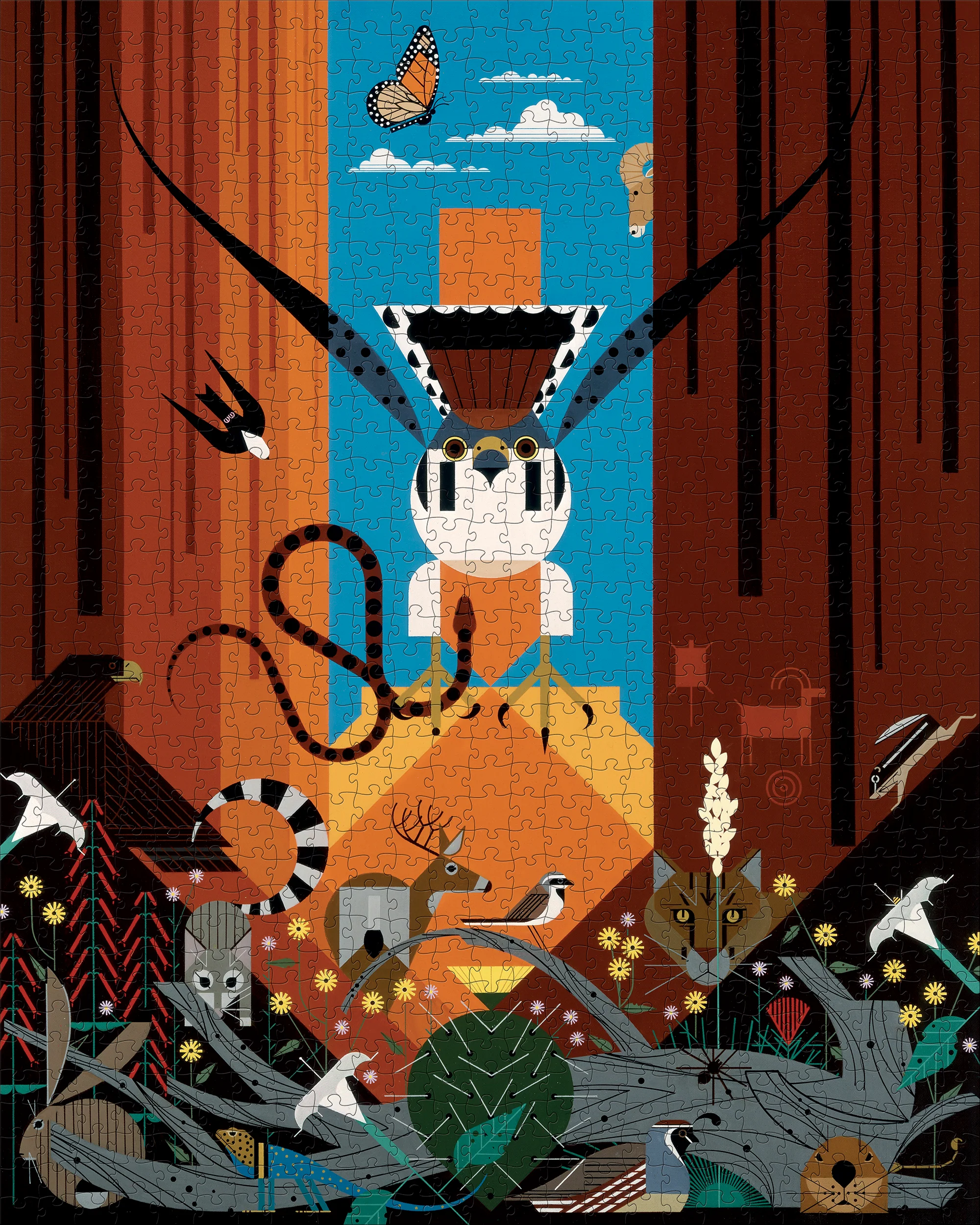 Charley Harper: Canyon Country 1000-Piece Jigsaw Puzzle