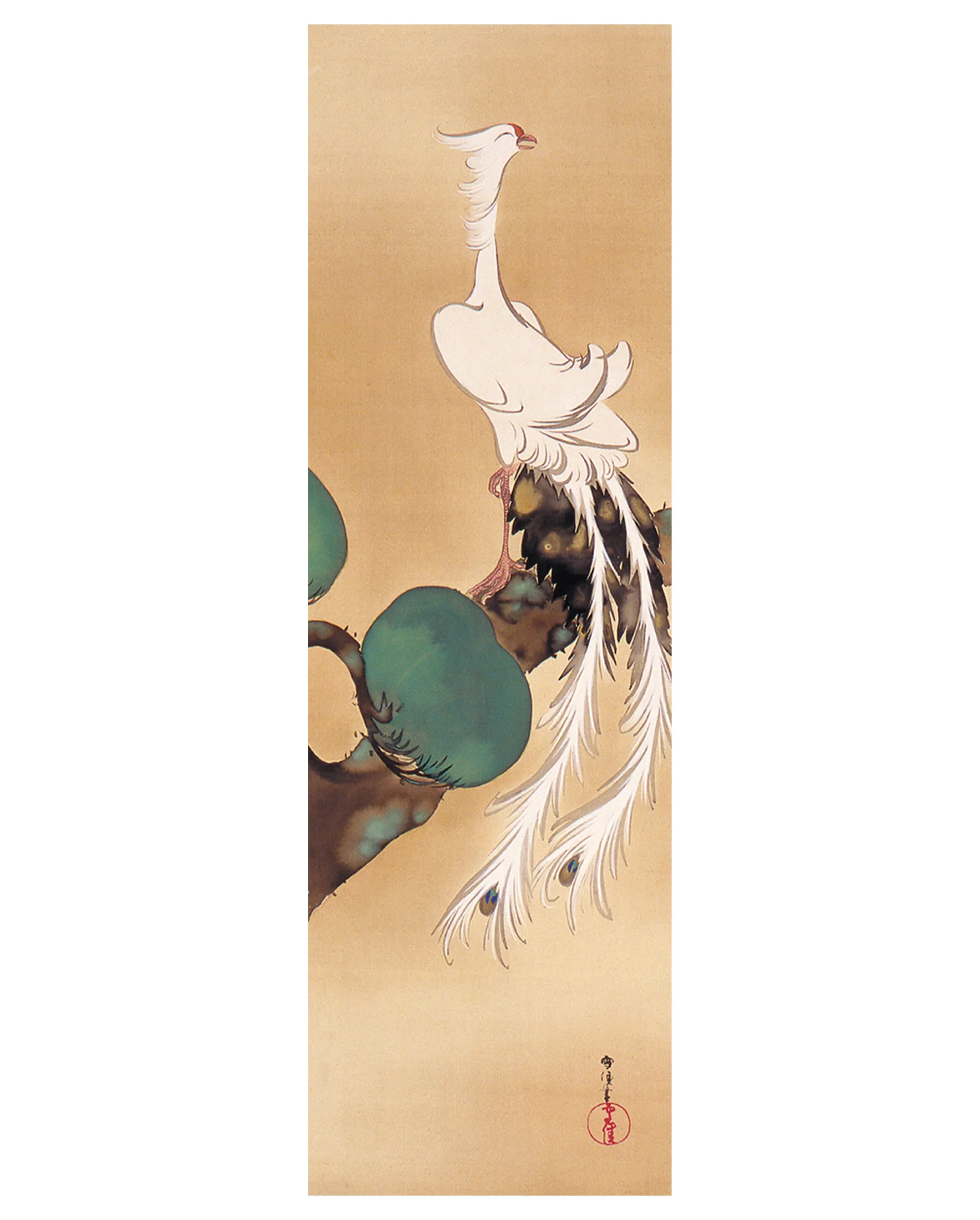 Kamisaka Sekka: White Phoenix Bookmark