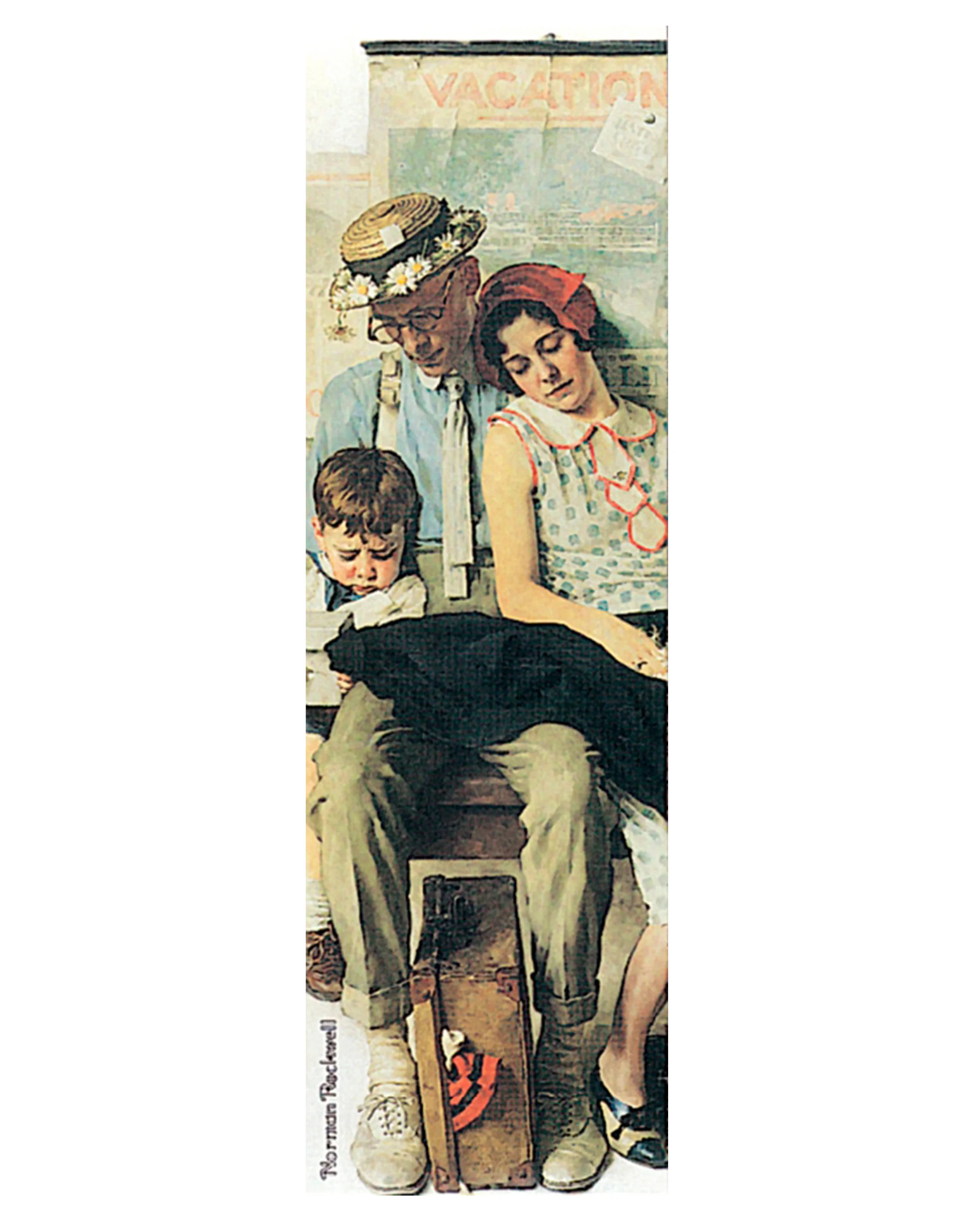Norman Rockwell: Family Home from Vacation Bookmark