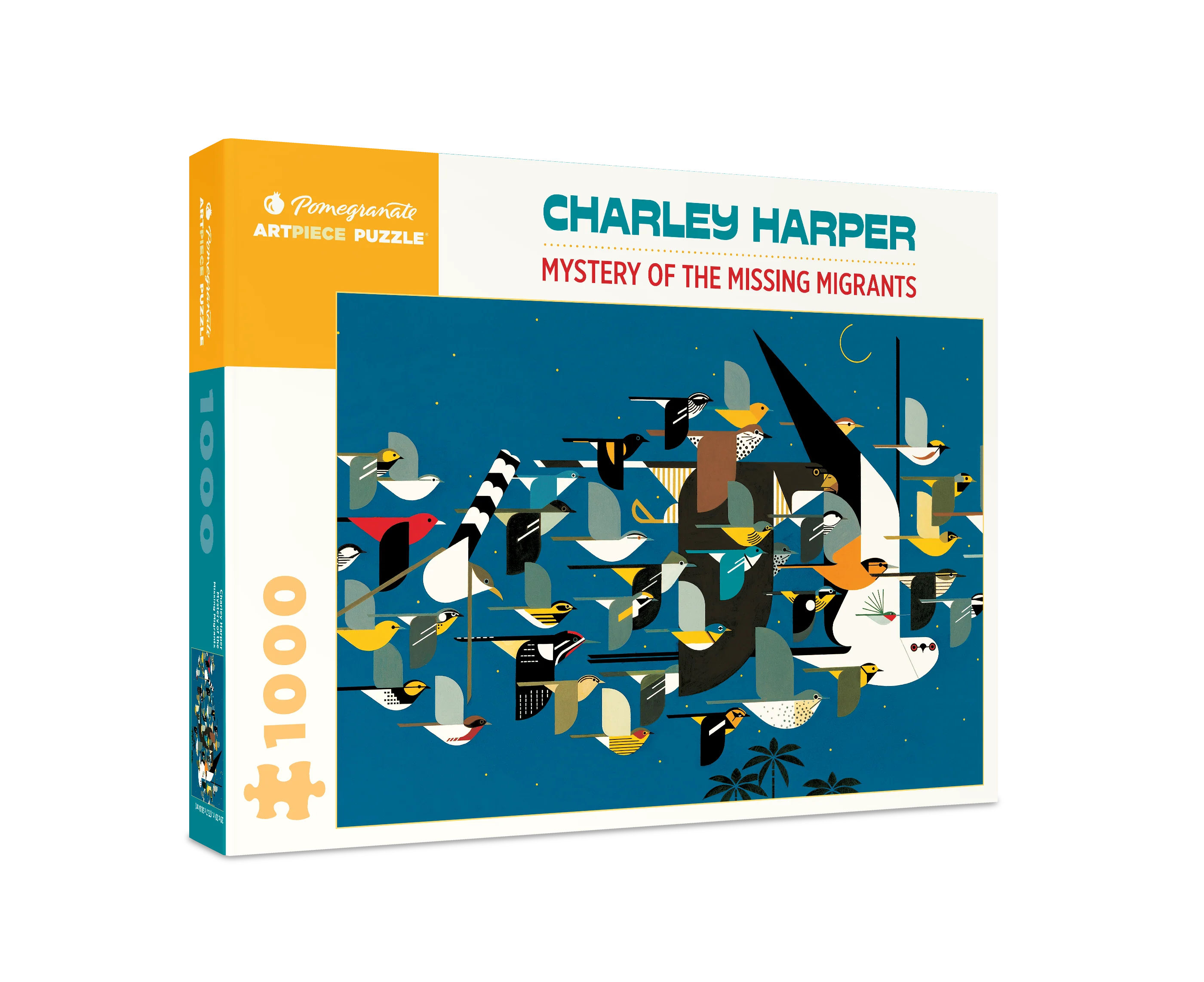 Charley Harper: Mystery of the Missing Migrants 1000-piece Jigsaw Puzzle