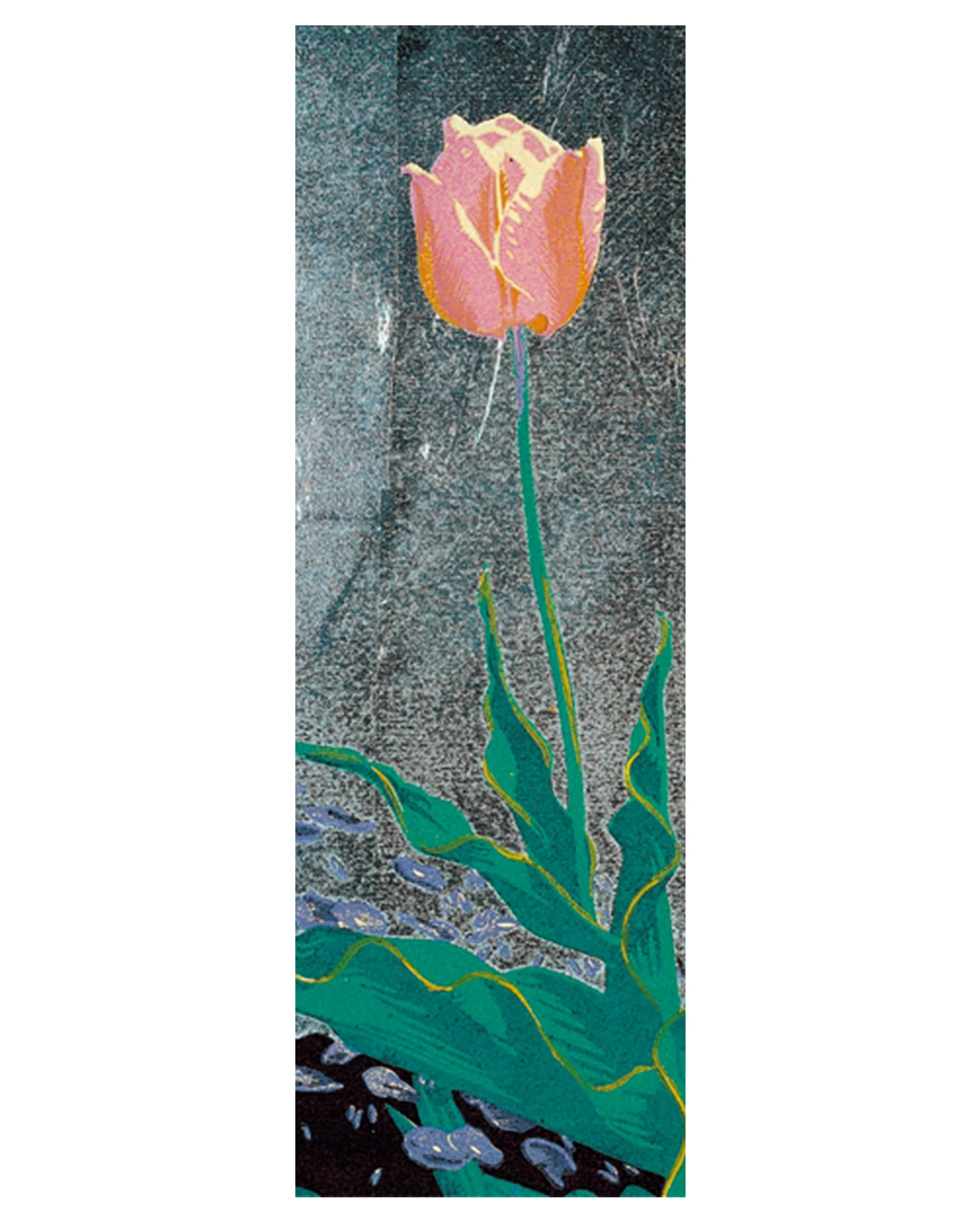Gustave Baumann: Tulips Bookmark