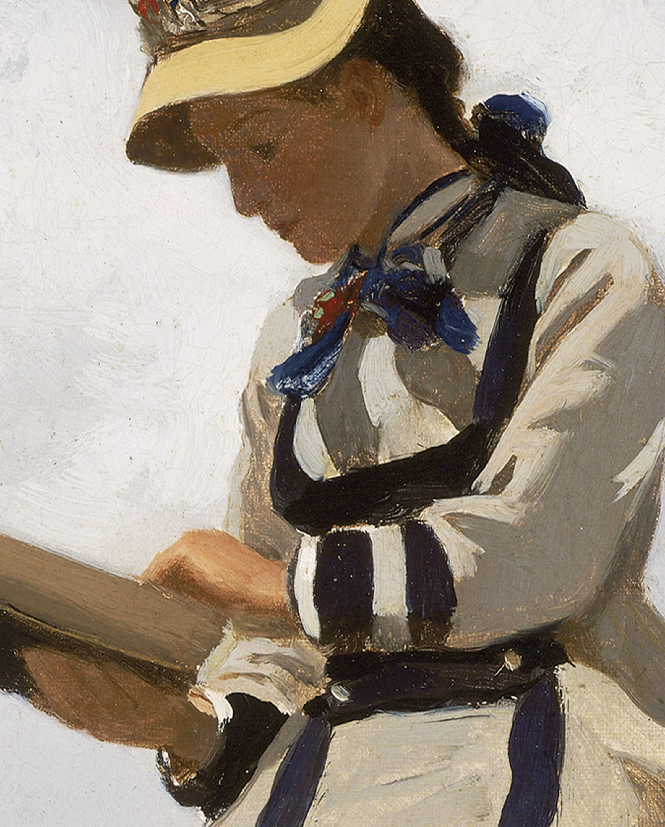 John George Brown: Reading on the Rocks Bookmark