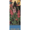 William S. Rice: Hollyhock Garden Bookmark