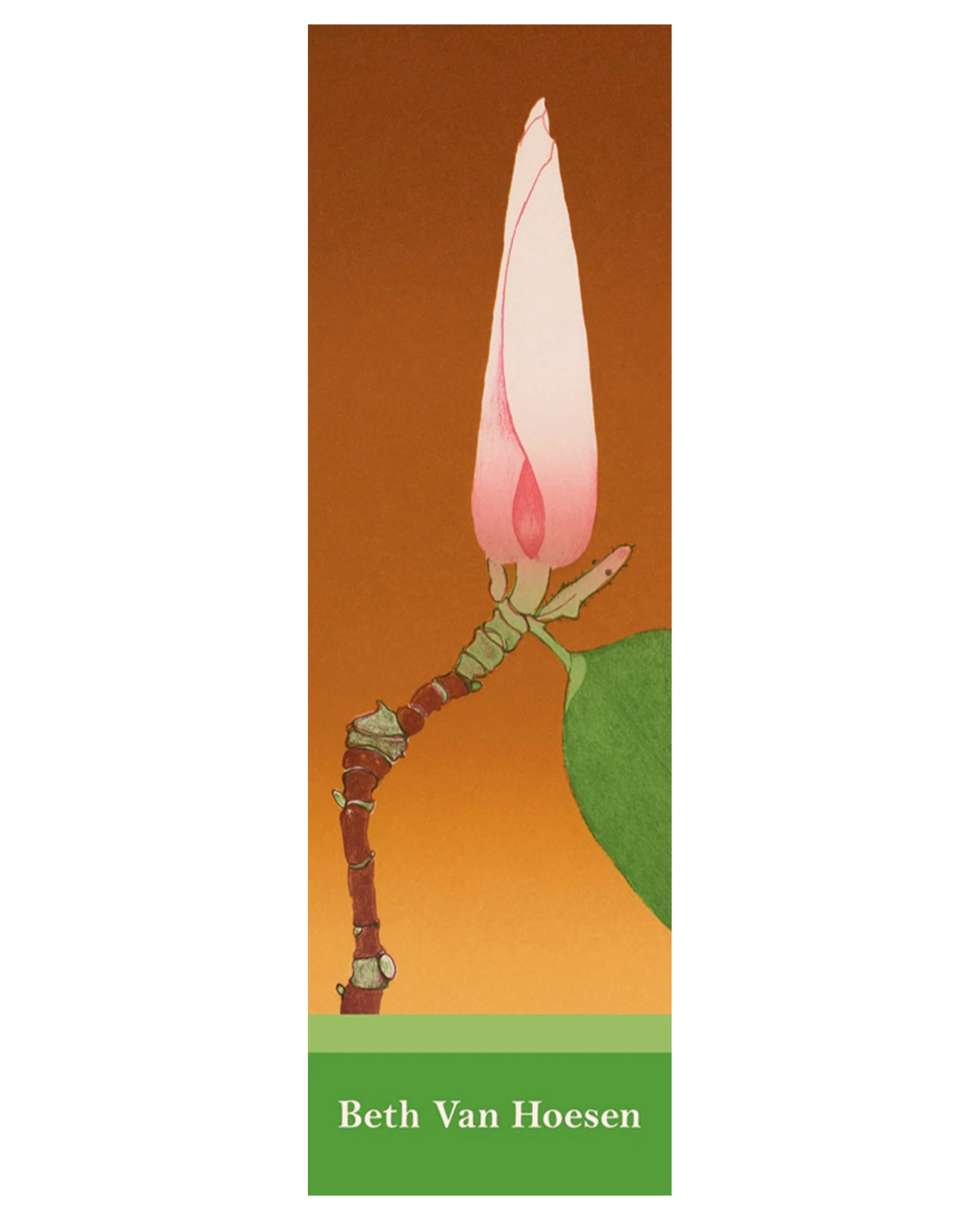 Beth Van Hoesen: Magnolia Bud Bookmark