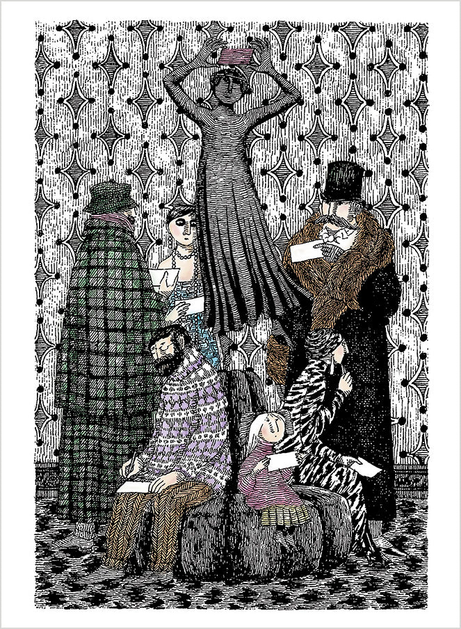 Edward Gorey: Mysterious Messages, Cryptic Cards, Coded Conundrums, Anonymous Notes Book of Postcards 5 Edward Gorey: Mysterious Messages, Cryptic Cards, Coded Conundrums, Anonymous Notes Book of Postcards