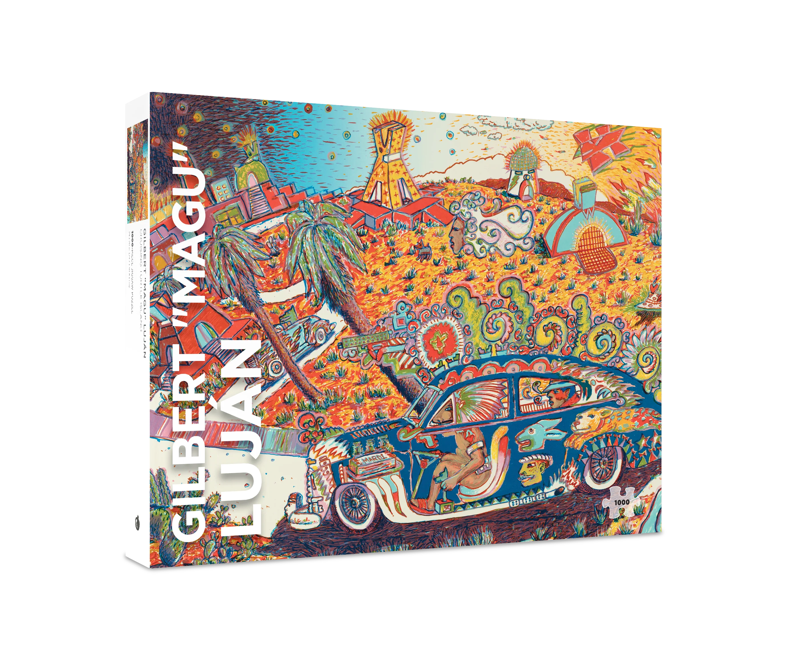Gilbert “Magu” Luján: Cruising Turtle Island 1000-Piece Jigsaw Puzzle