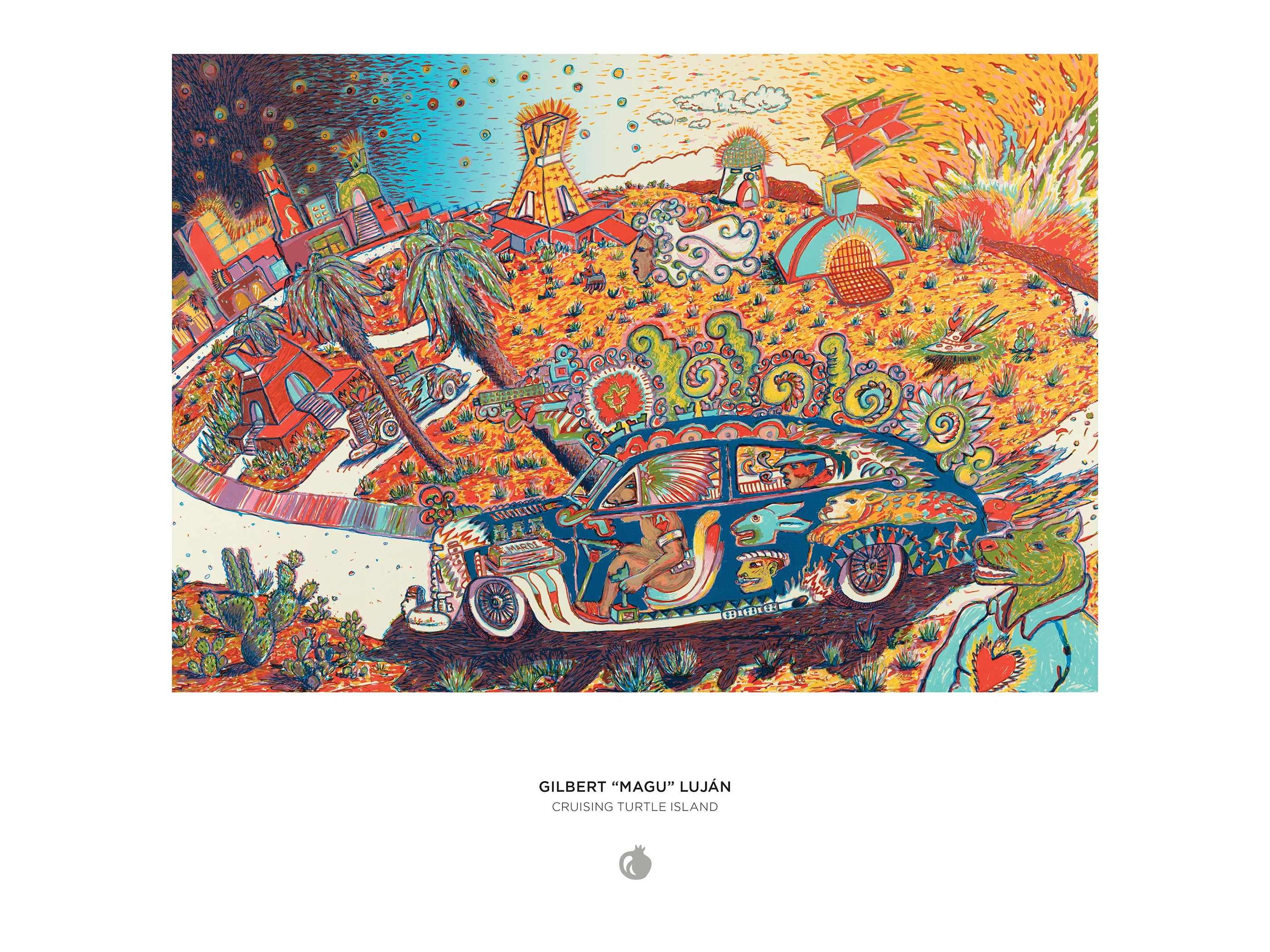 Gilbert “Magu” Luján: Cruising Turtle Island 1000-Piece Jigsaw Puzzle