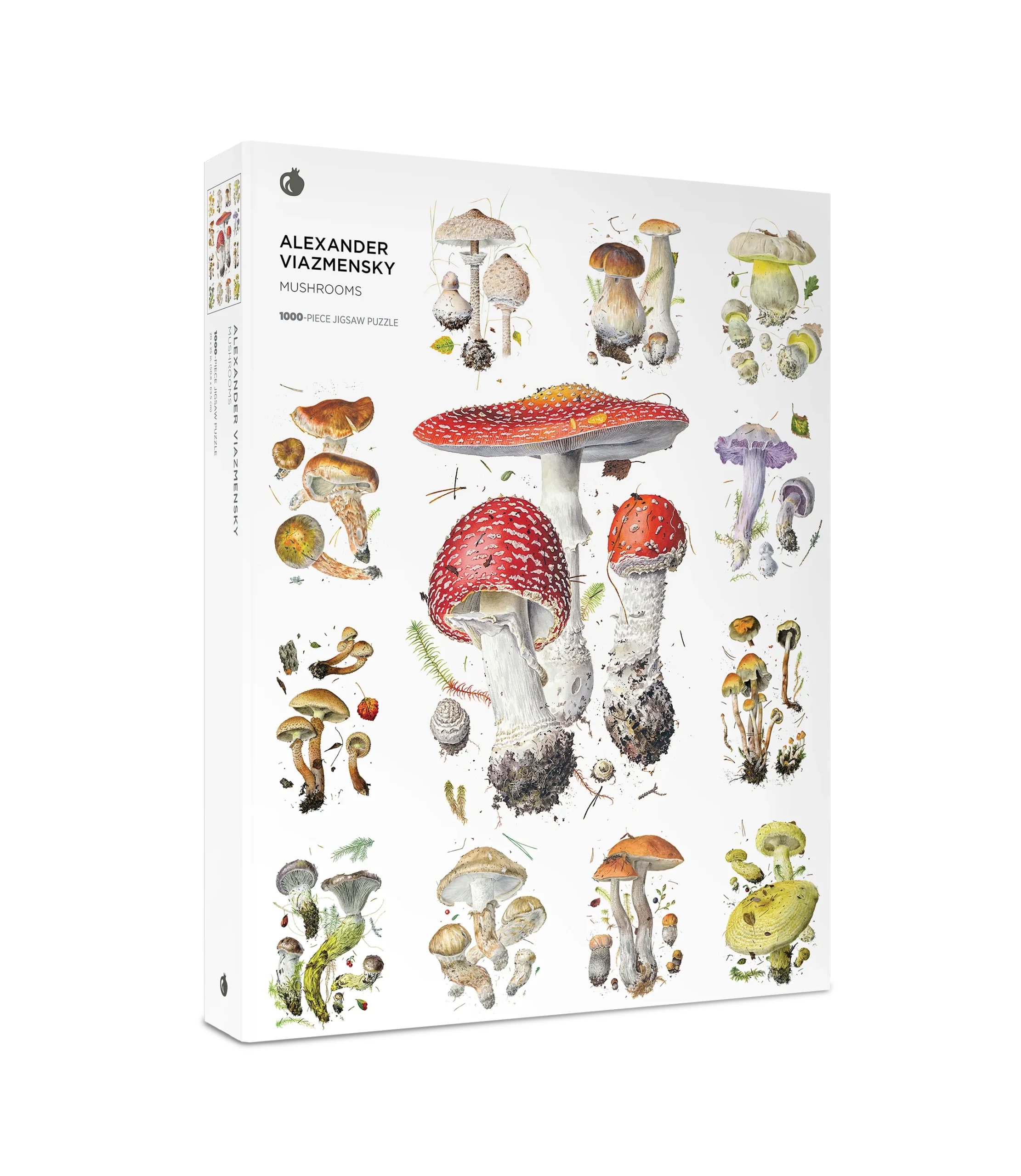 Mushrooms: Alexander Viazmensky 1000-Piece Jigsaw Puzzle