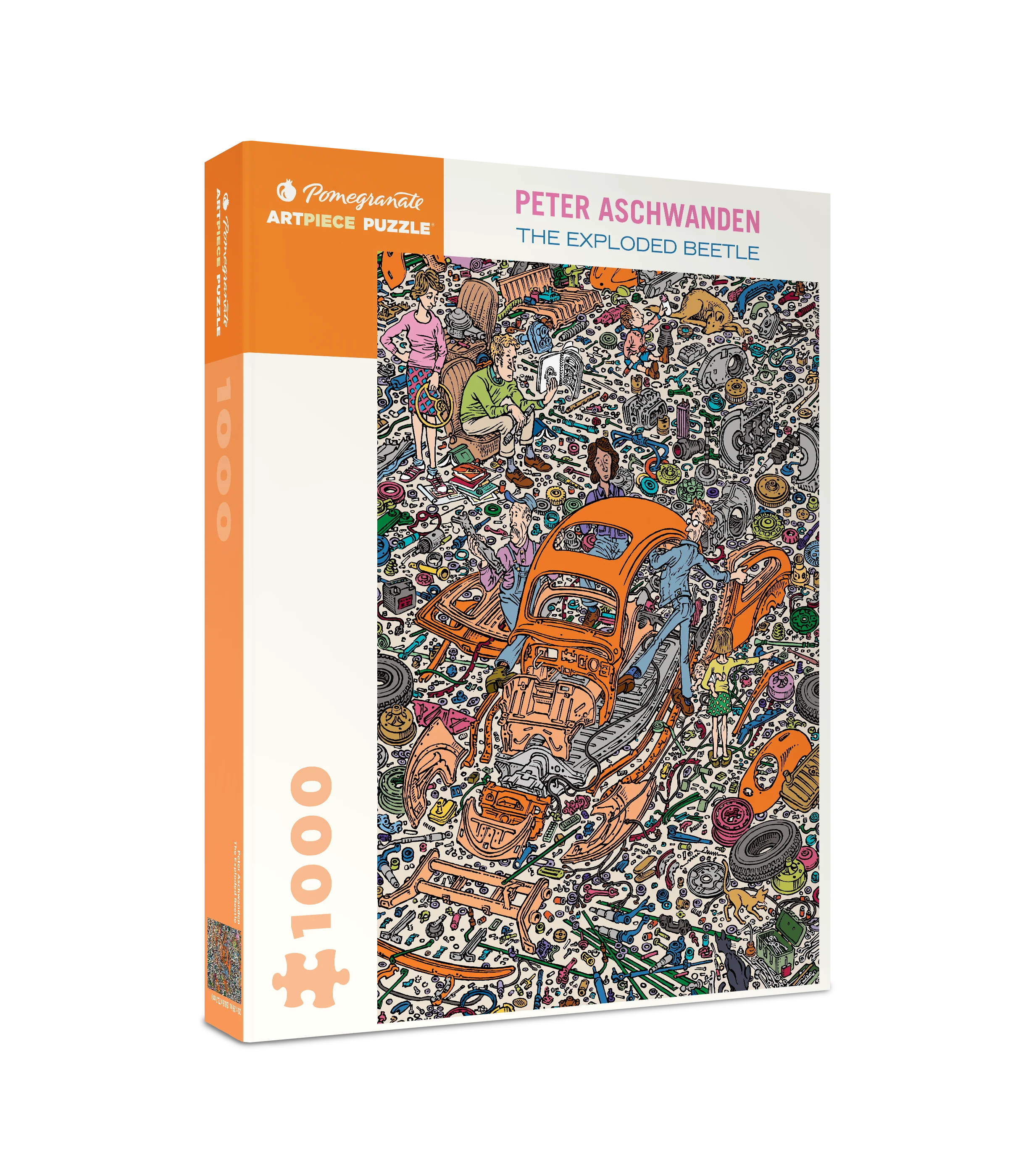 Peter Aschwanden: The Exploded Beetle 1000-Piece Jigsaw Puzzle
