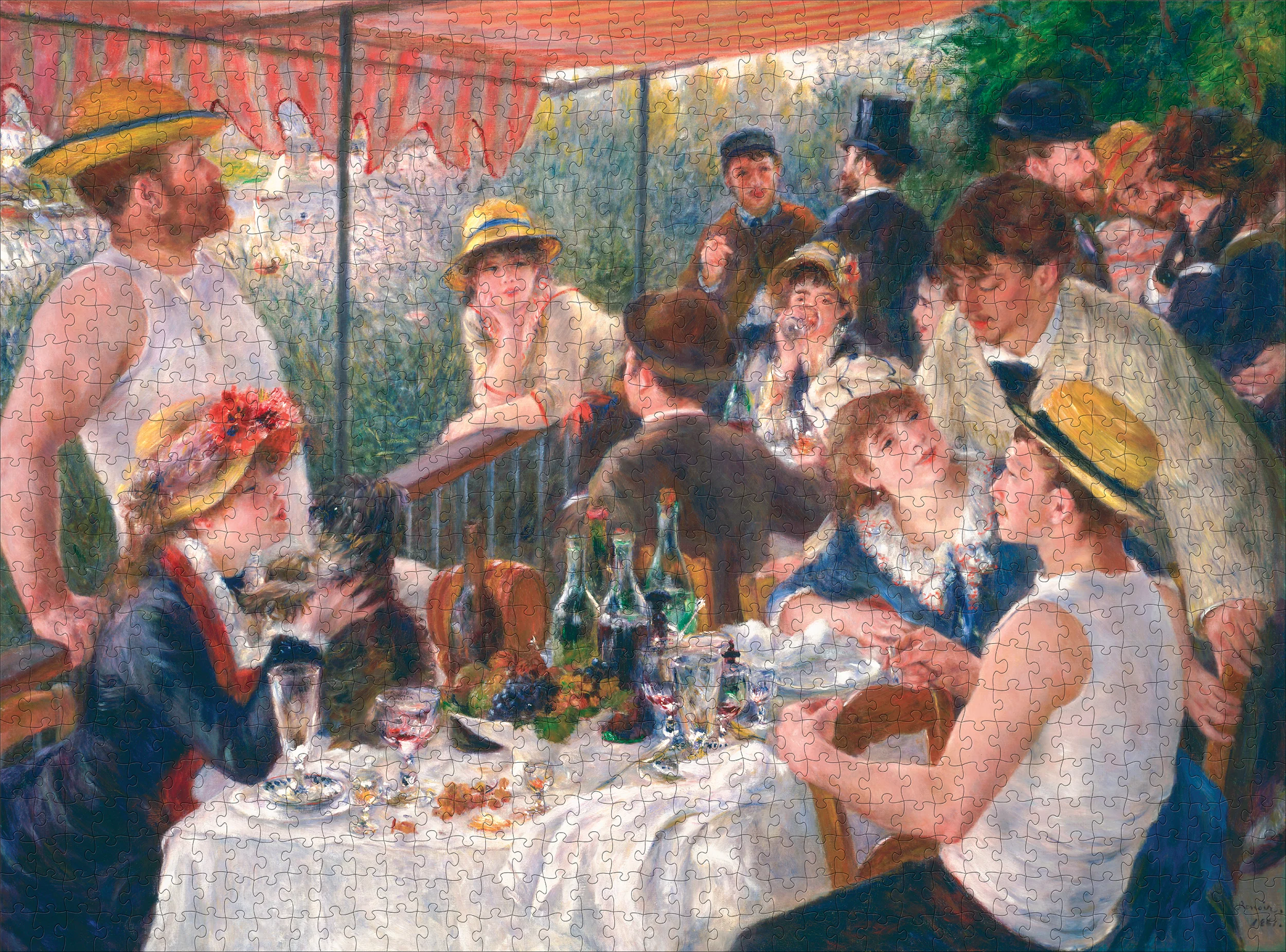 Pierre-Auguste Renoir: Luncheon of the Boating Party 1000-piece Jigsaw Puzzle