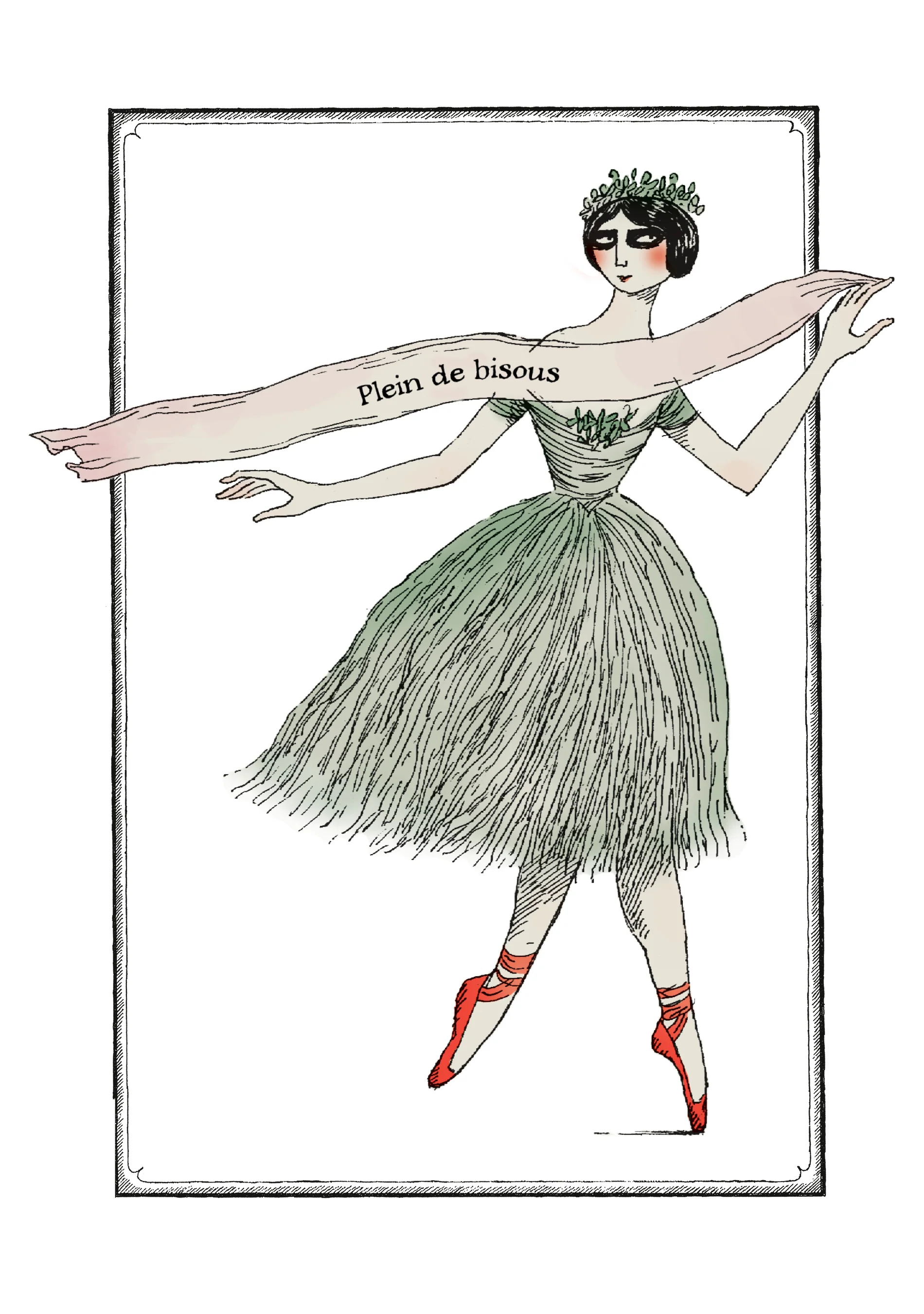 Edward Gorey: Ballerina Notecard