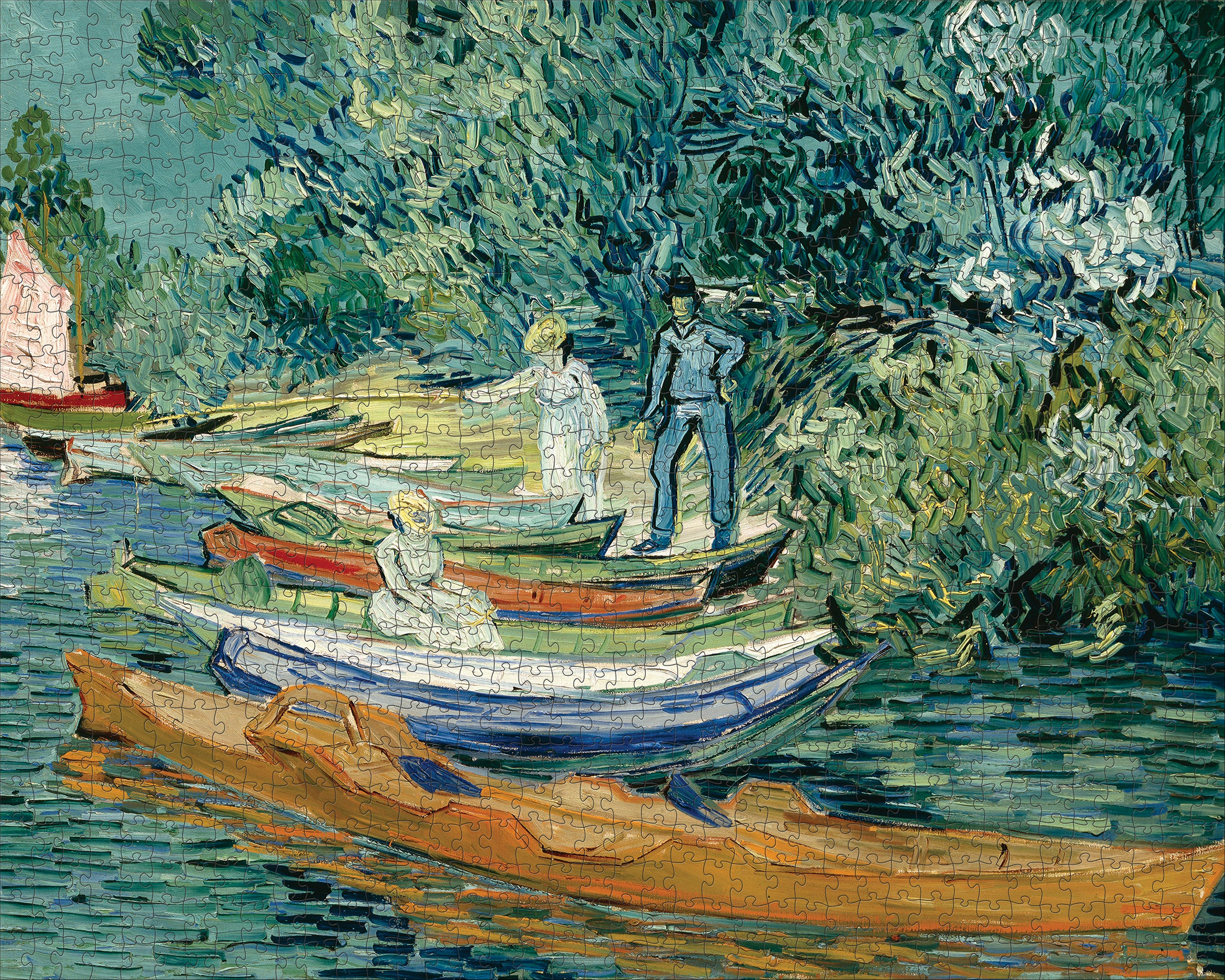 Vincent van Gogh: Bank of the Oise at Auvers 1000-Piece Jigsaw Puzzle 2 Vincent van Gogh: Bank of the Oise at Auvers 1000-Piece Jigsaw Puzzle