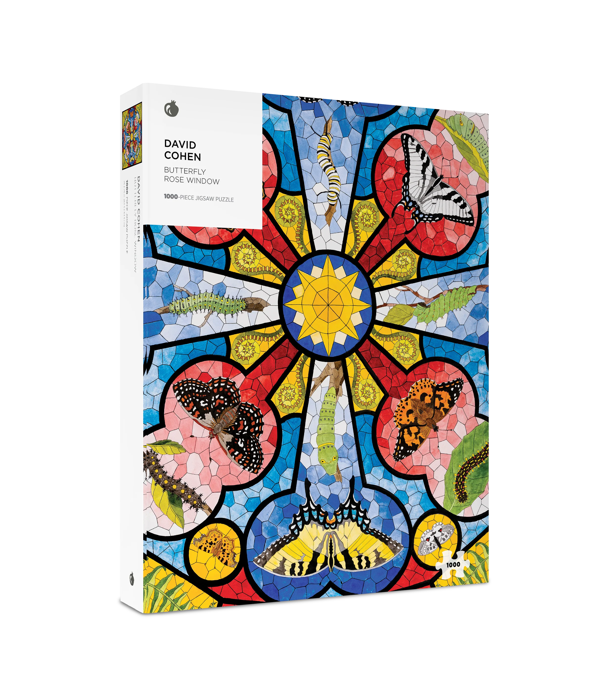 David Cohen: Butterfly Rose Window 1000-Piece Jigsaw Puzzle