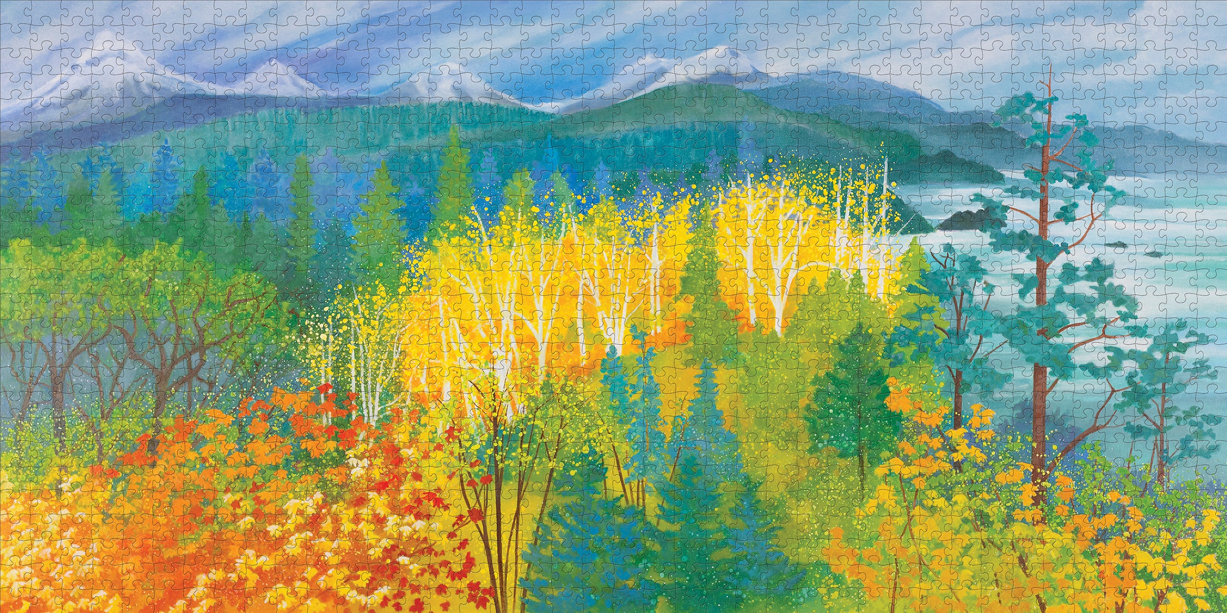 Joan Metcalf: The Cascades 1000-Piece Jigsaw Puzzle 2 Joan Metcalf: The Cascades 1000-Piece Jigsaw Puzzle