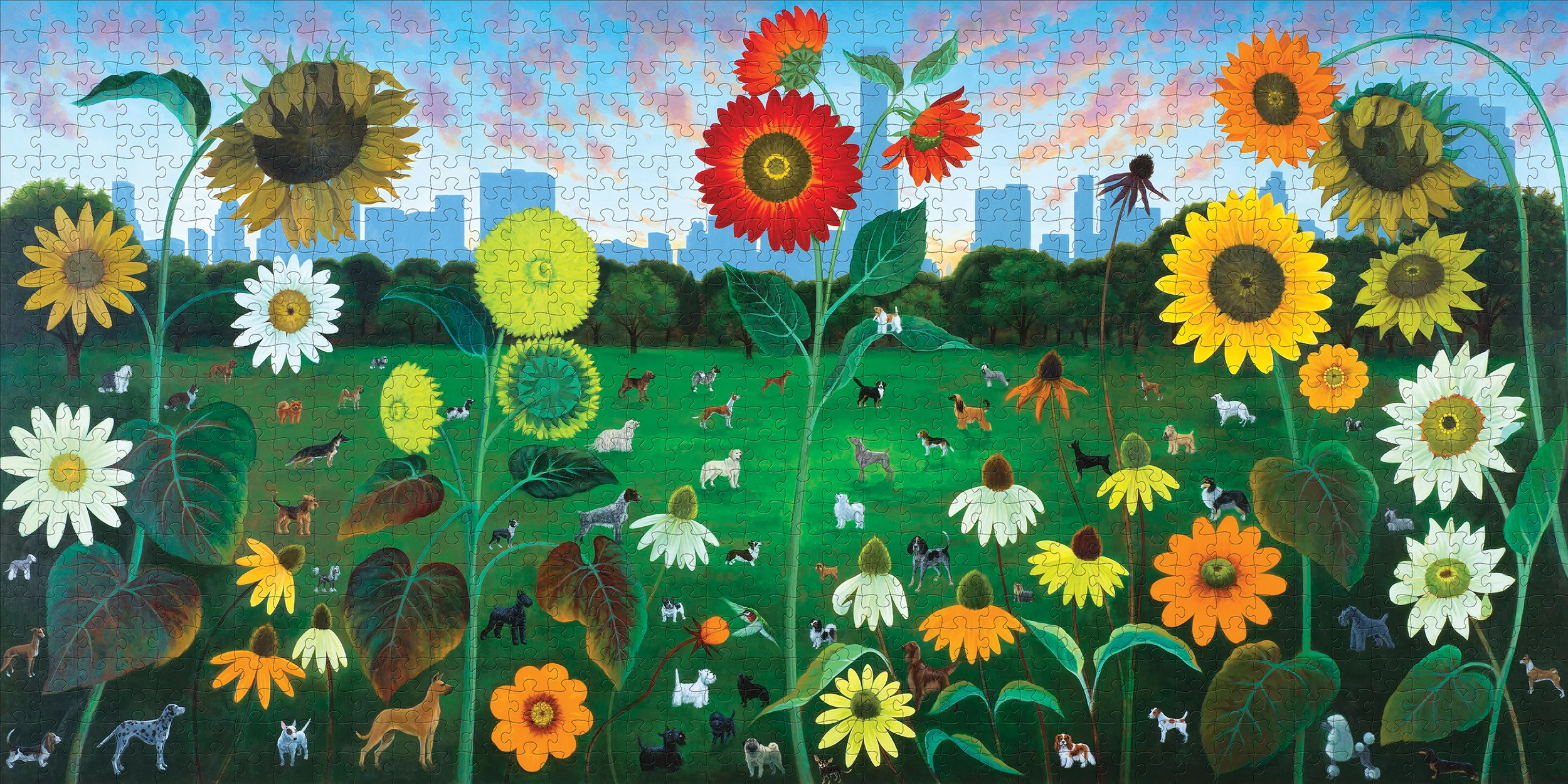 L. C. Armstrong: Sunset over Dog's Dream 1000-Piece Jigsaw Puzzle
