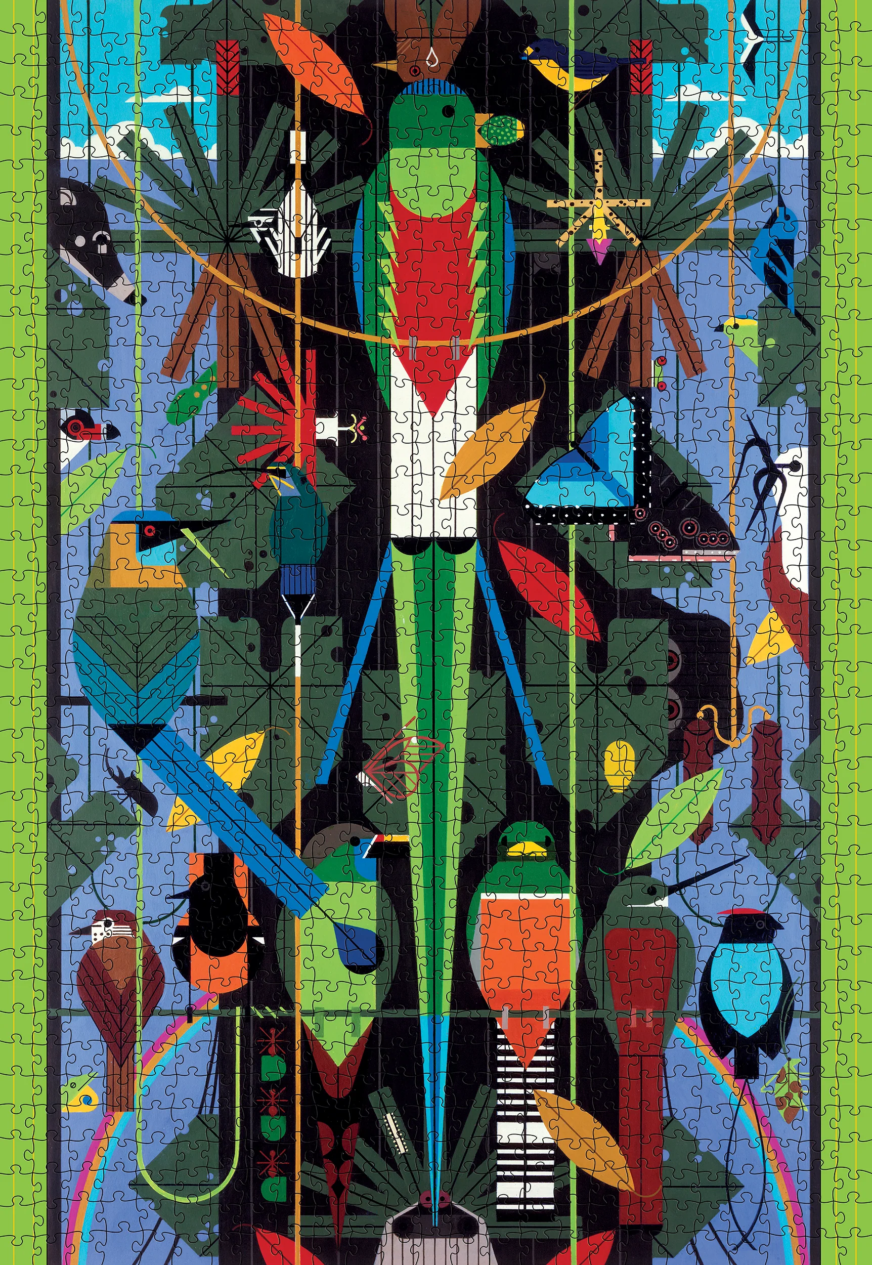 Charley Harper: Monteverde 1000-Piece Jigsaw Puzzle
