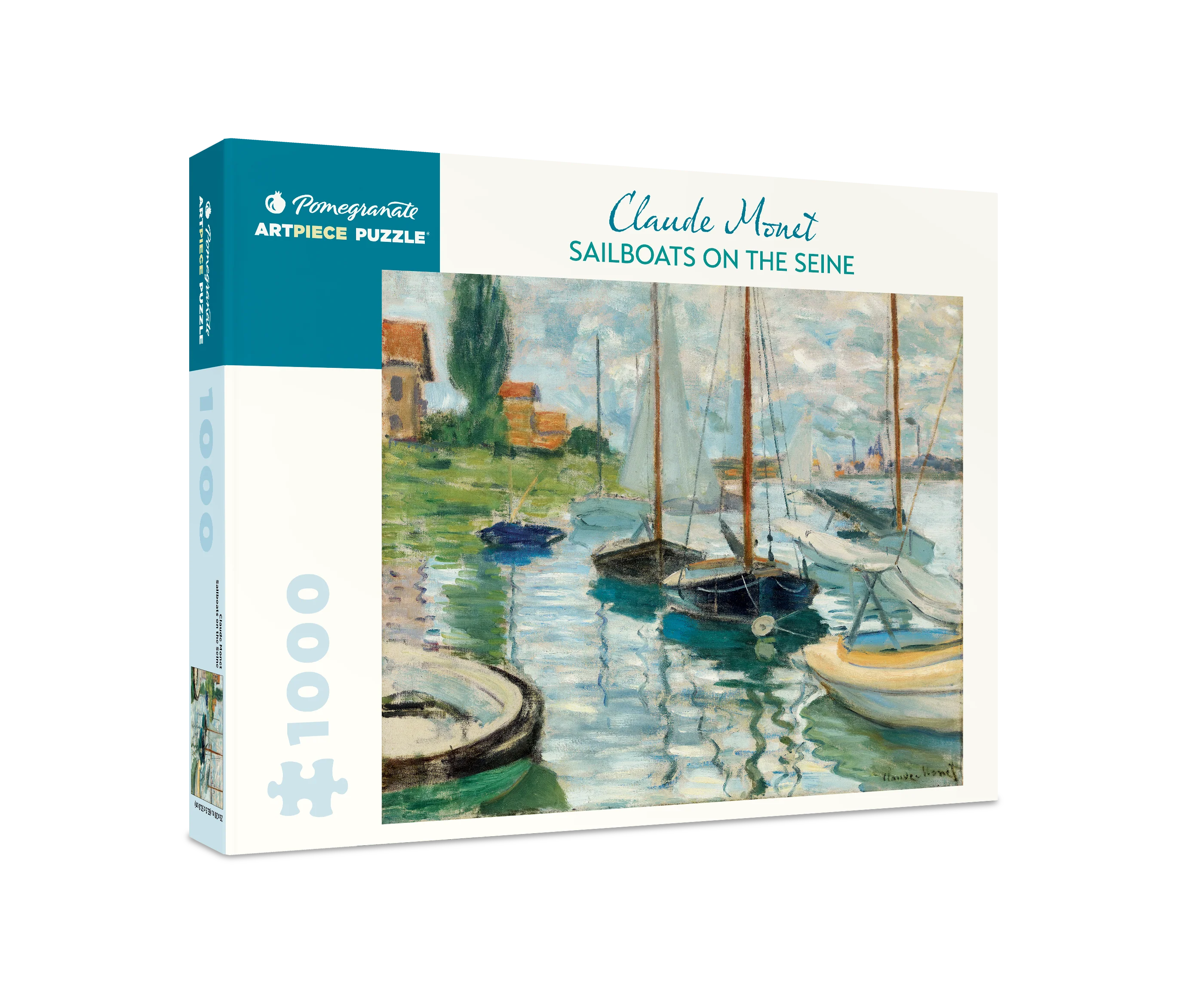 Claude Monet: Sailboats on the Seine 1000-Piece Jigsaw Puzzle