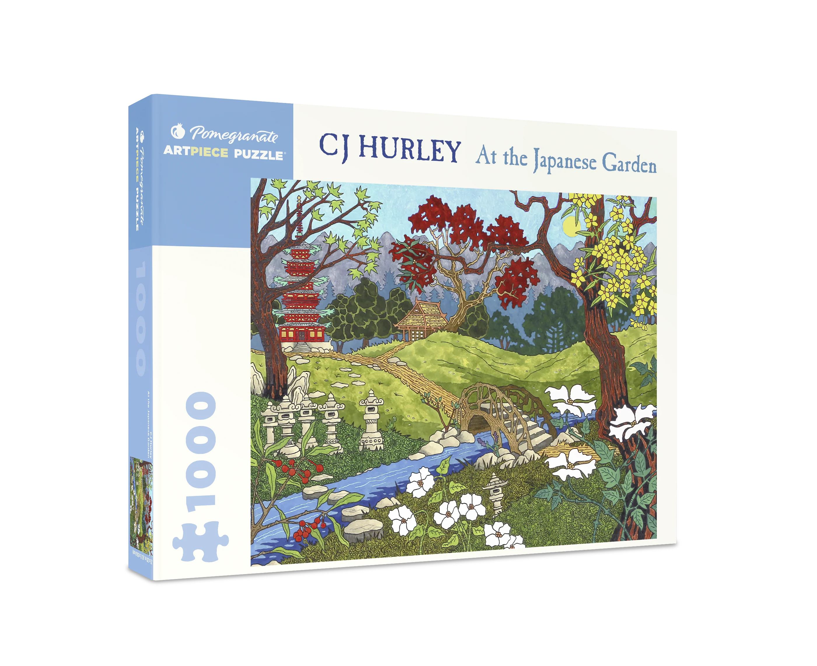 CJ Hurley: At the Japanese Garden 1000-Piece Jigsaw Puzzle