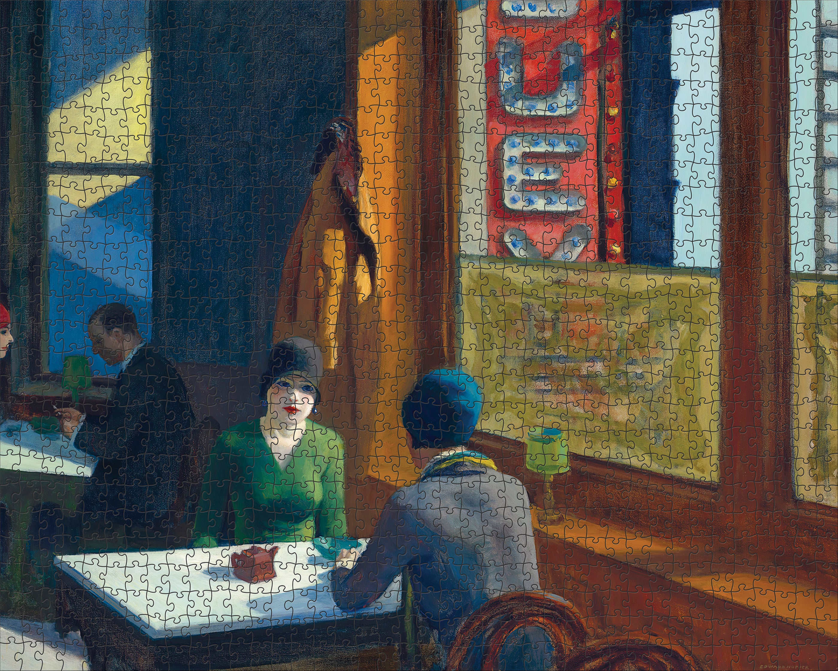 Edward Hopper: Chop Suey 1000-Piece Jigsaw Puzzle