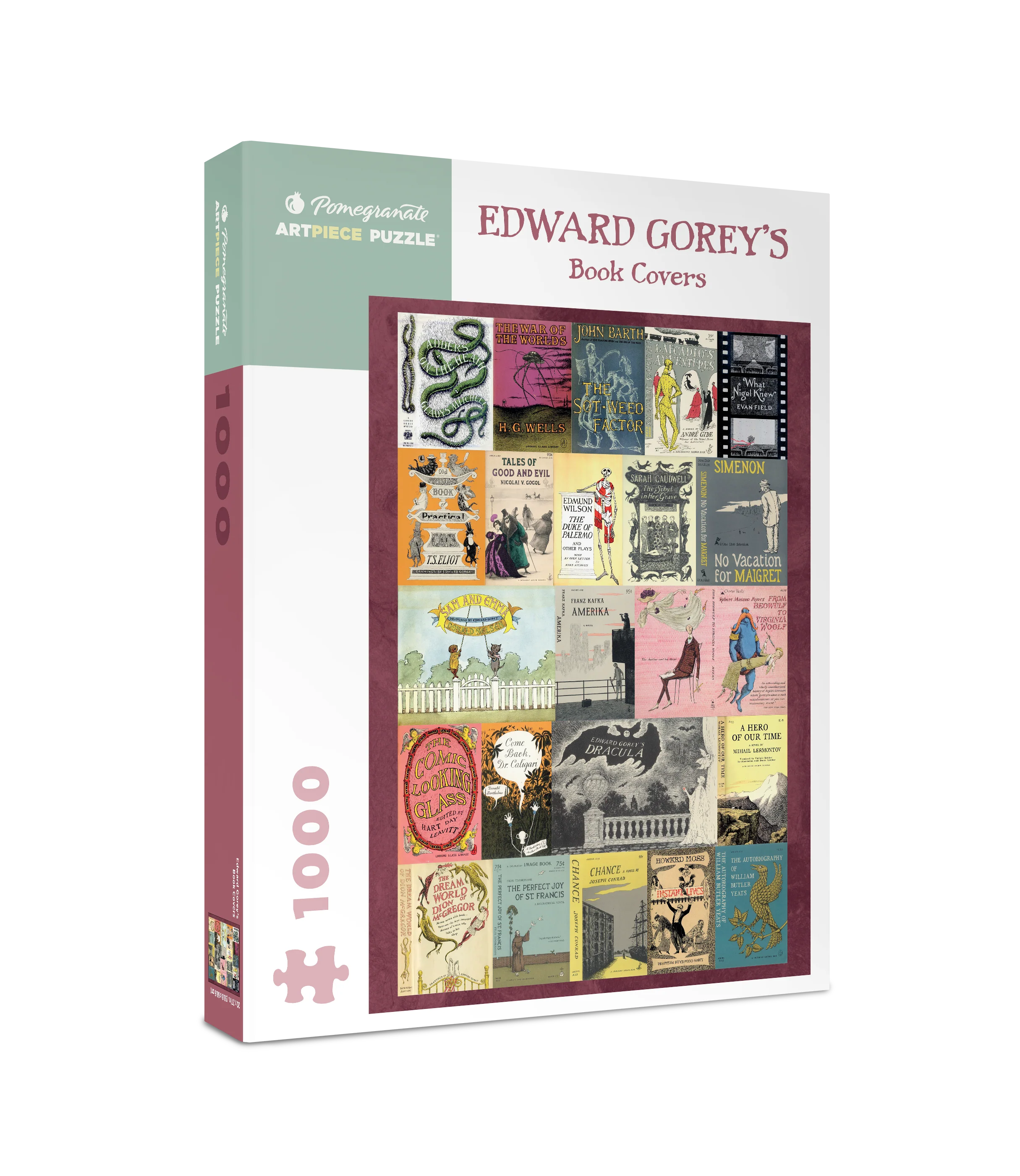 Edward Gorey's Book Covers 1000-Piece Jigsaw Puzzle