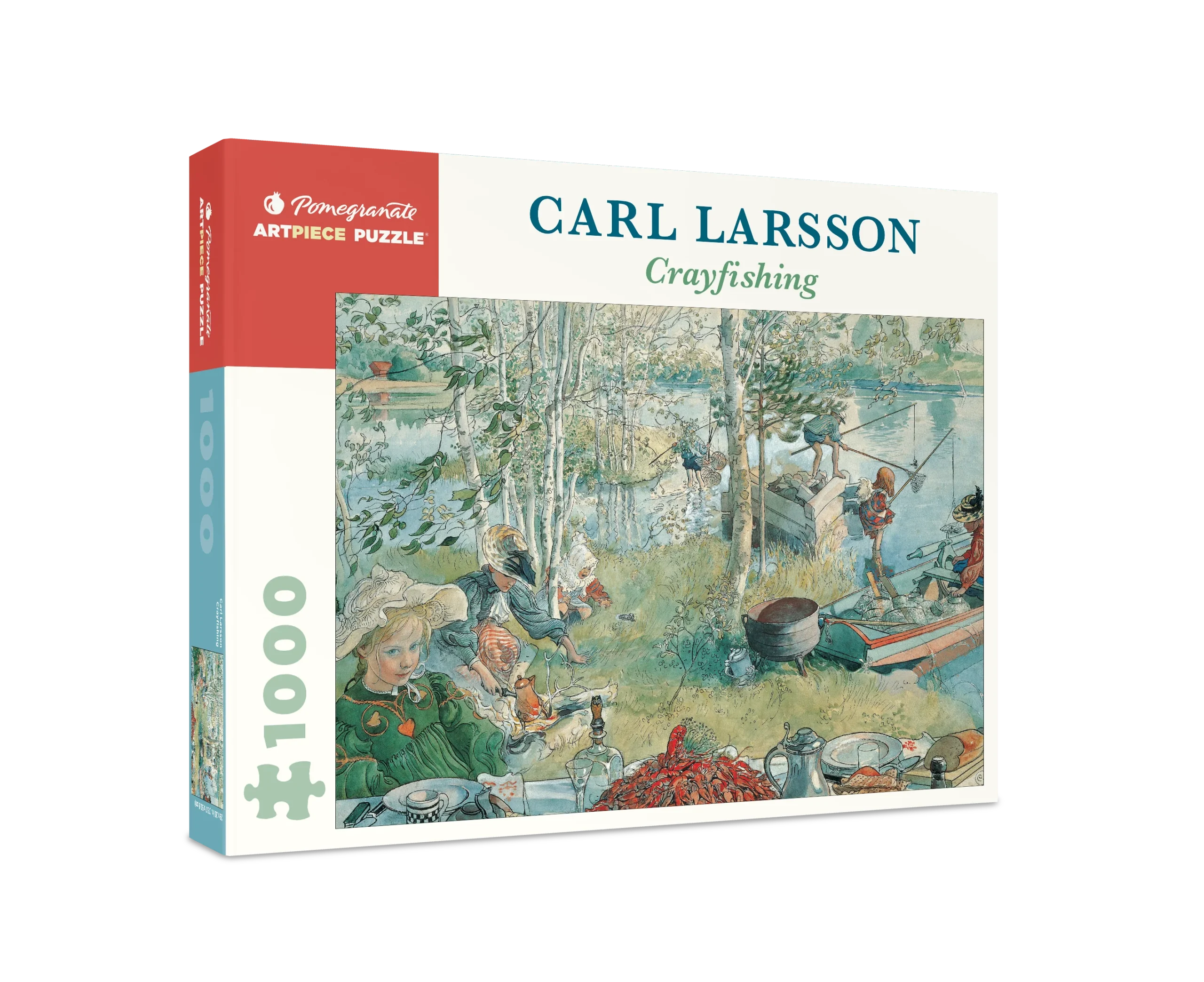 Carl Larsson: Crayfishing 1000-piece Jigsaw Puzzle