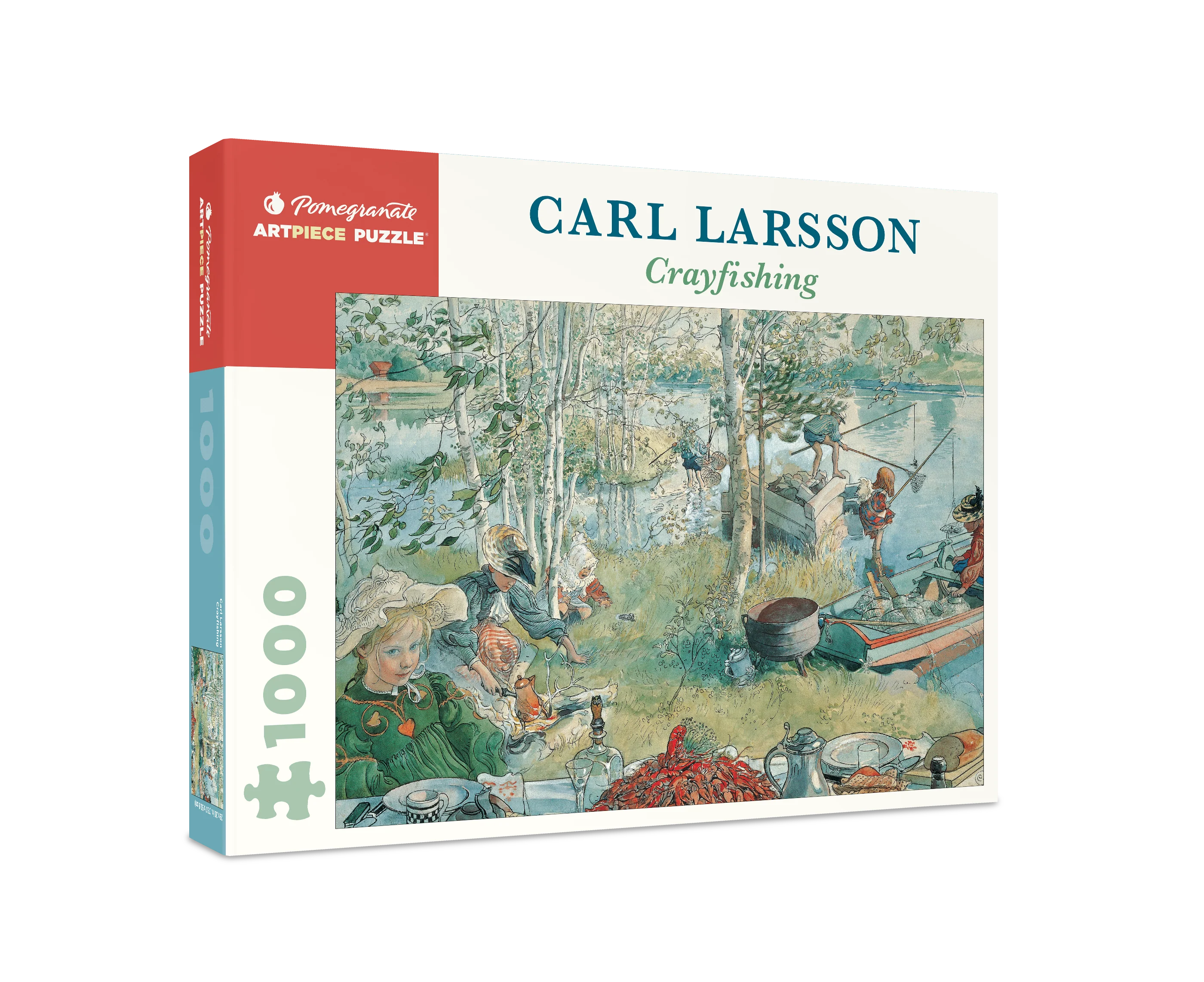 Carl Larsson: Crayfishing 1000-piece Jigsaw Puzzle