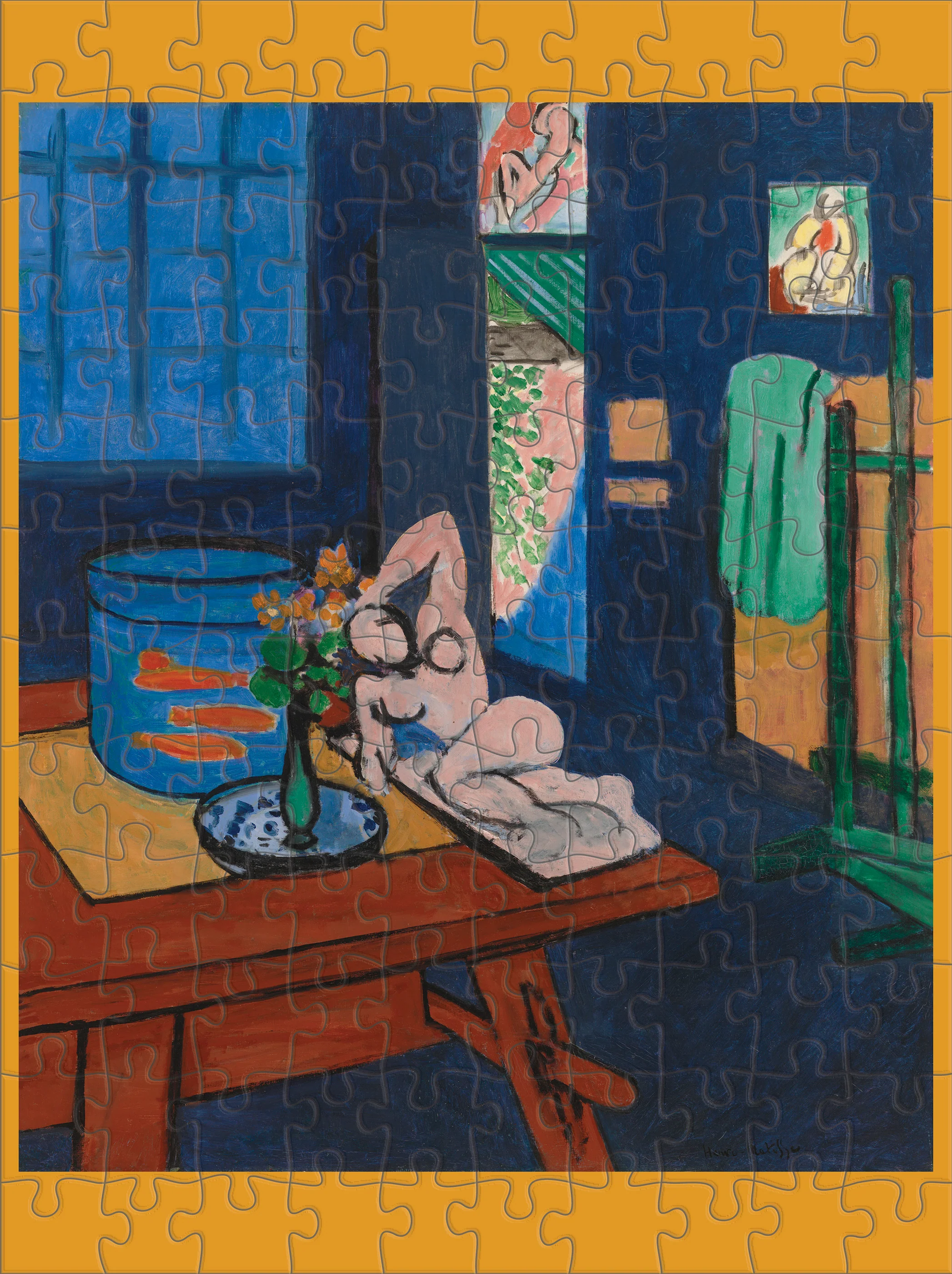 Henri Matisse 120-Piece Double-Sided Jigsaw Puzzle Set 5 Henri Matisse 120-Piece Double-Sided Jigsaw Puzzle Set